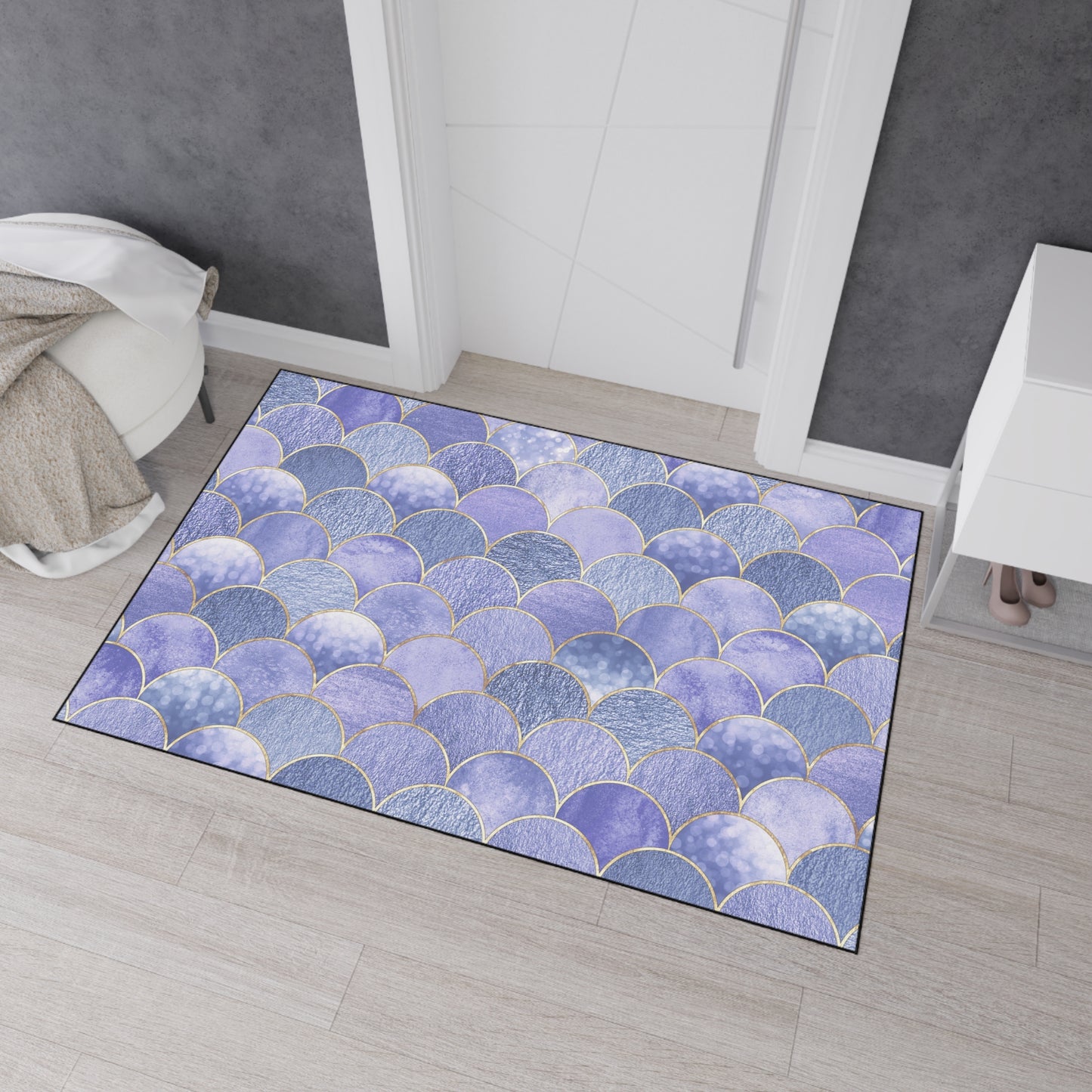 Decorative Heavy Duty Non-Slip Floor Mat Stylish Design Perfect for Entryway Kitchen Décor Garage Rug Tropical Bathroom Floor Door Mat