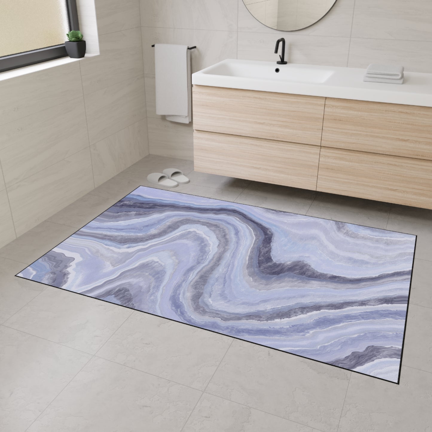 Decorative Heavy Duty Non-Slip Floor Mat Stylish Design Perfect for Entryway Kitchen Décor Garage Rug Coffee Bar Bathroom Floor Door Mat