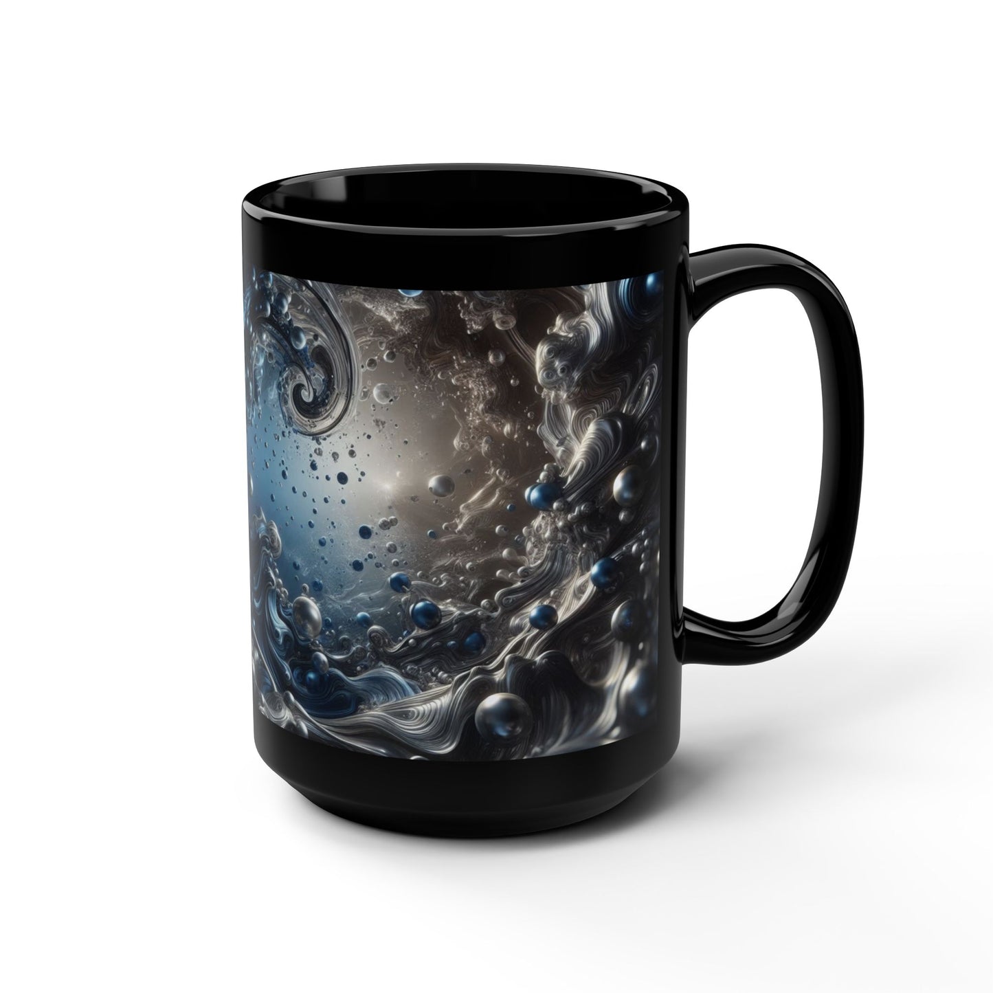 Ceramic Coffee Mug Ocean Wave-Inspired Image Nature Lover Ceramic Tea Cup Ocean Lover Surfer Design Sea Salt Life Ceramic 15 oz Mug