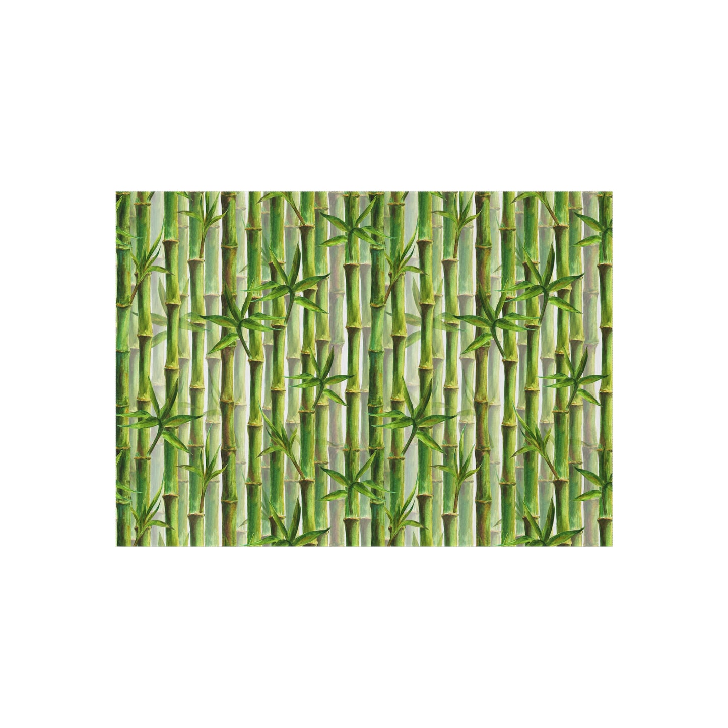 Bamboo-look Chenille Outdoor Rug with No-Skid Backing Cozy Outdoor Carpet Patio Decor Gazebo Rug Beachy Tropical Pool Area Asian Decor