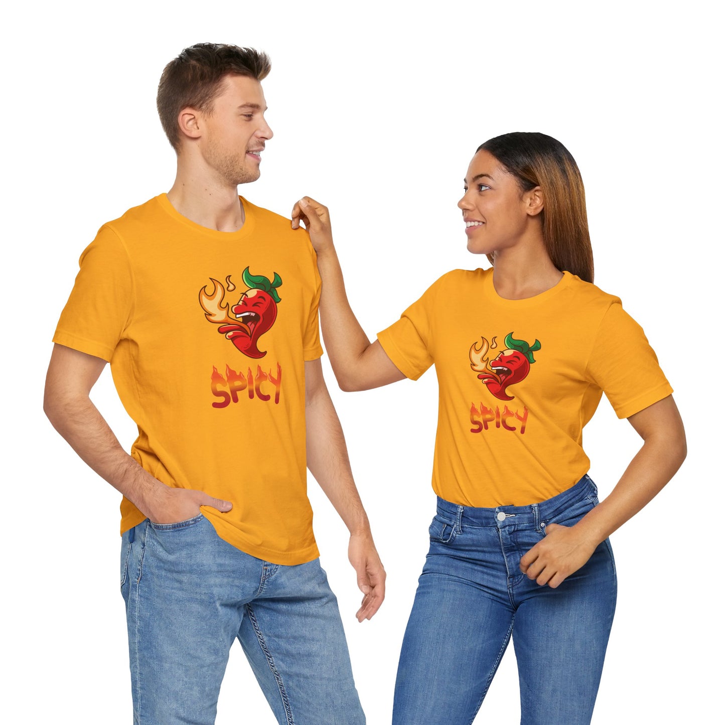 Spicy Pepper T-Shirt | Unique Unisex Funny Foodie Shirt | Spicy Food Lover Veggie Gift |