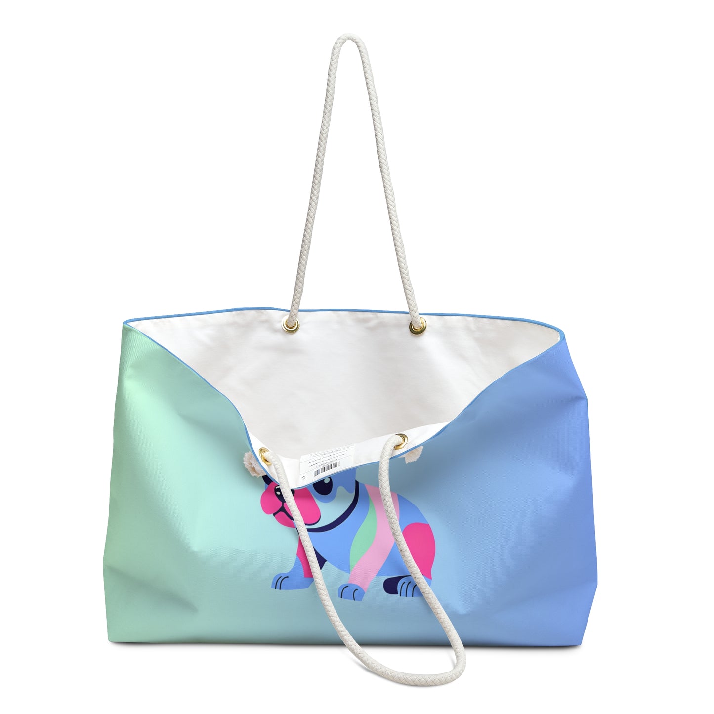 Frenchie Puppy Tote Bag | Beach Bag | Dog Lover | Dog Parent | Animal Lover Gift |
