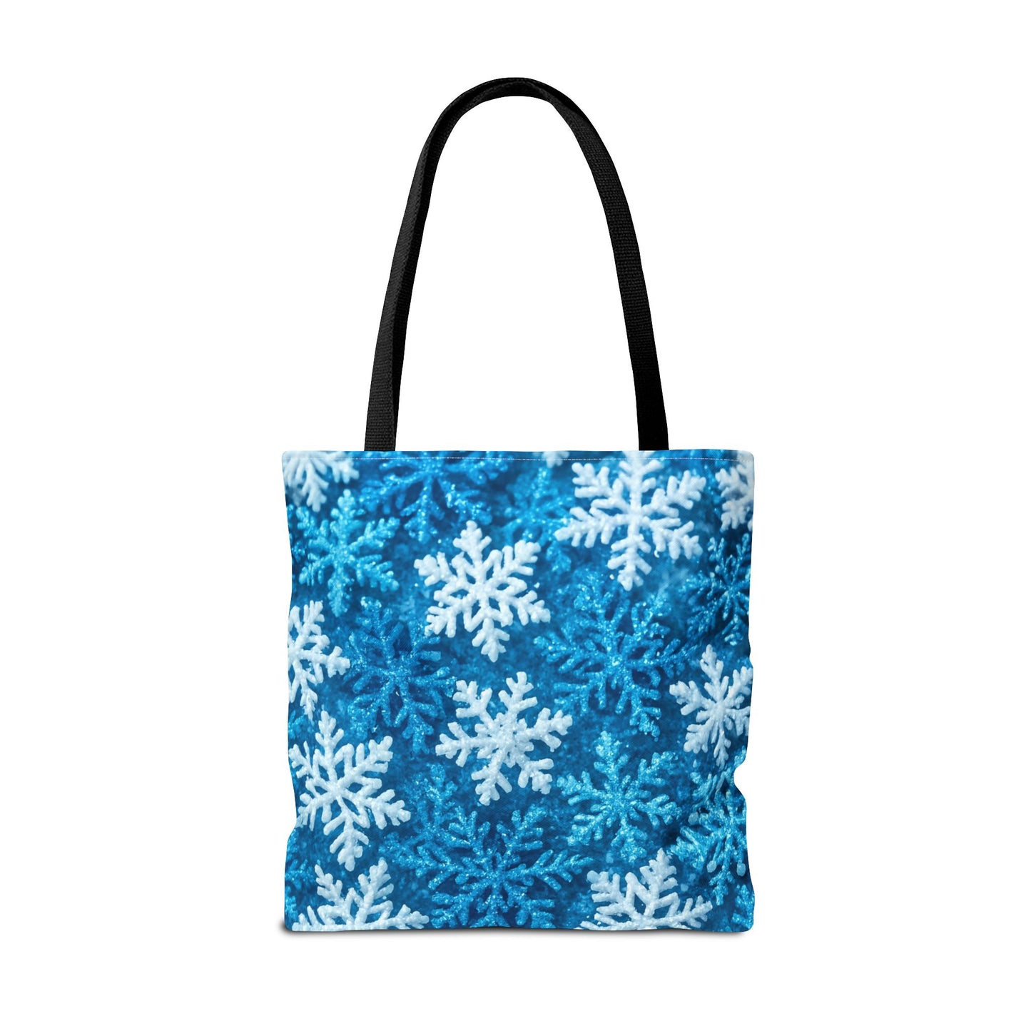 Snowflake Christmas Tote Bag Holiday Cheer Gift Glam Winter Accessory Reusable Winter Tree Shopping Bag Xmas Joy Gift Unisex Bag for Him Her