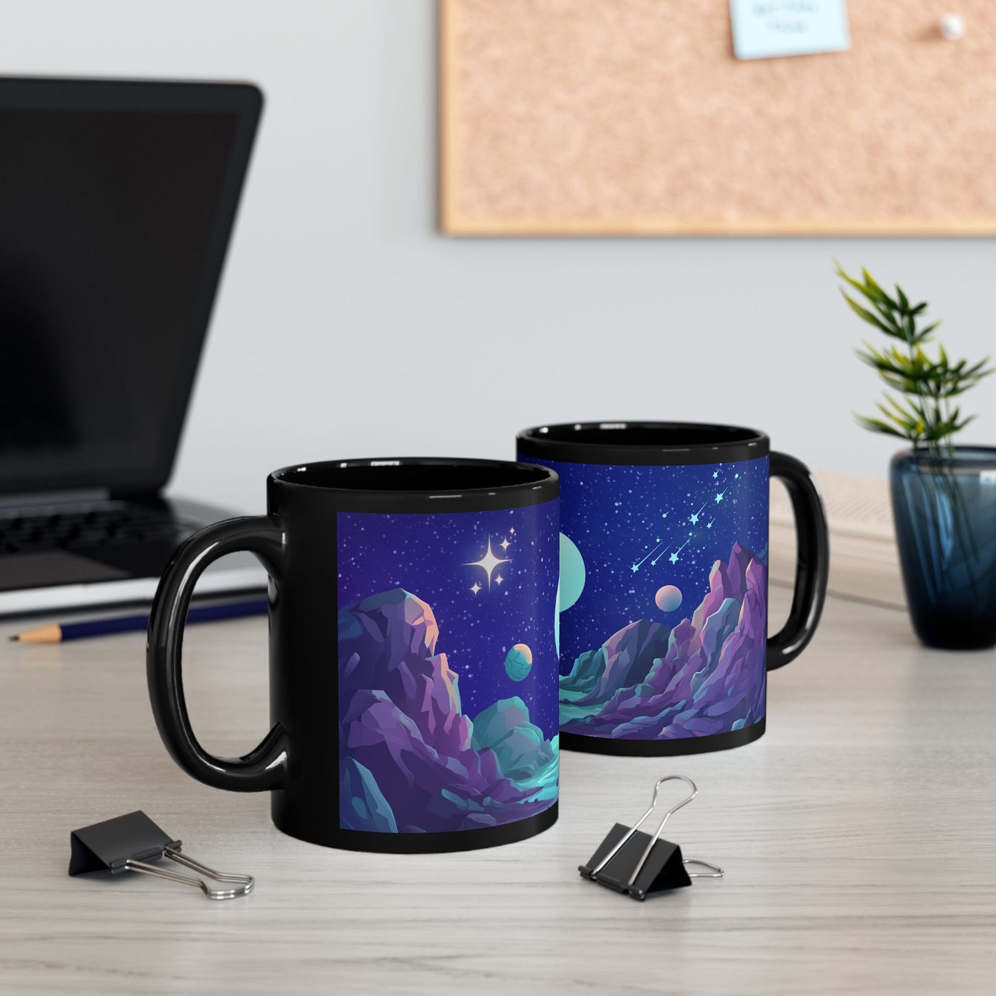 Outer Space Galaxy Mug Anime Themed Gift Mug Sci-Fi Lover Gift