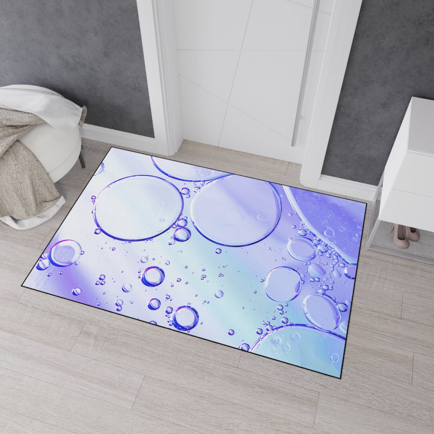 Decorative Heavy Duty Non-Slip Floor Mat Stylish Design Perfect for Entryway Kitchen Décor Garage Rug Coffee Bar Bathroom Floor Door Mat