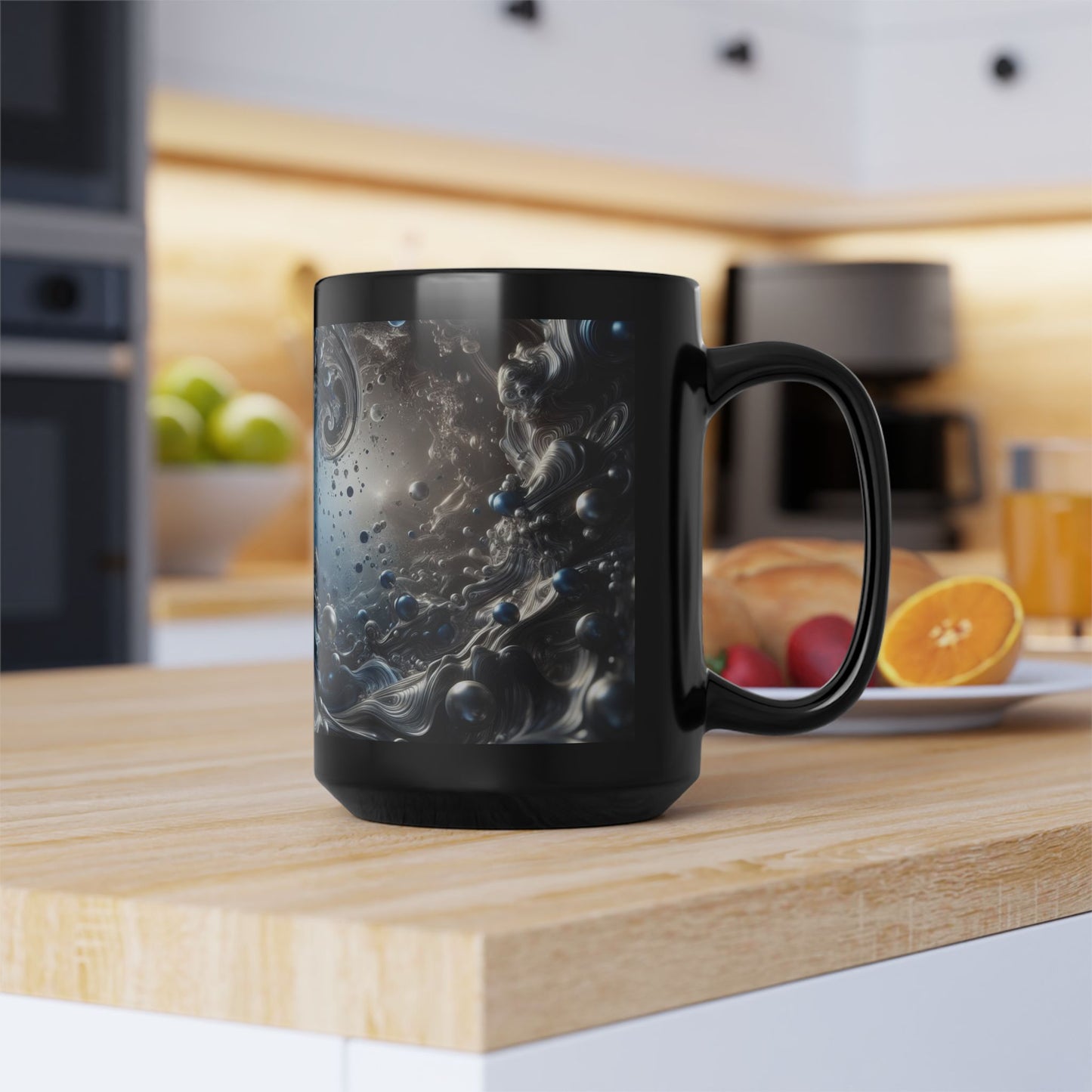 Ceramic Coffee Mug Ocean Wave-Inspired Image Nature Lover Ceramic Tea Cup Ocean Lover Surfer Design Sea Salt Life Ceramic 15 oz Mug