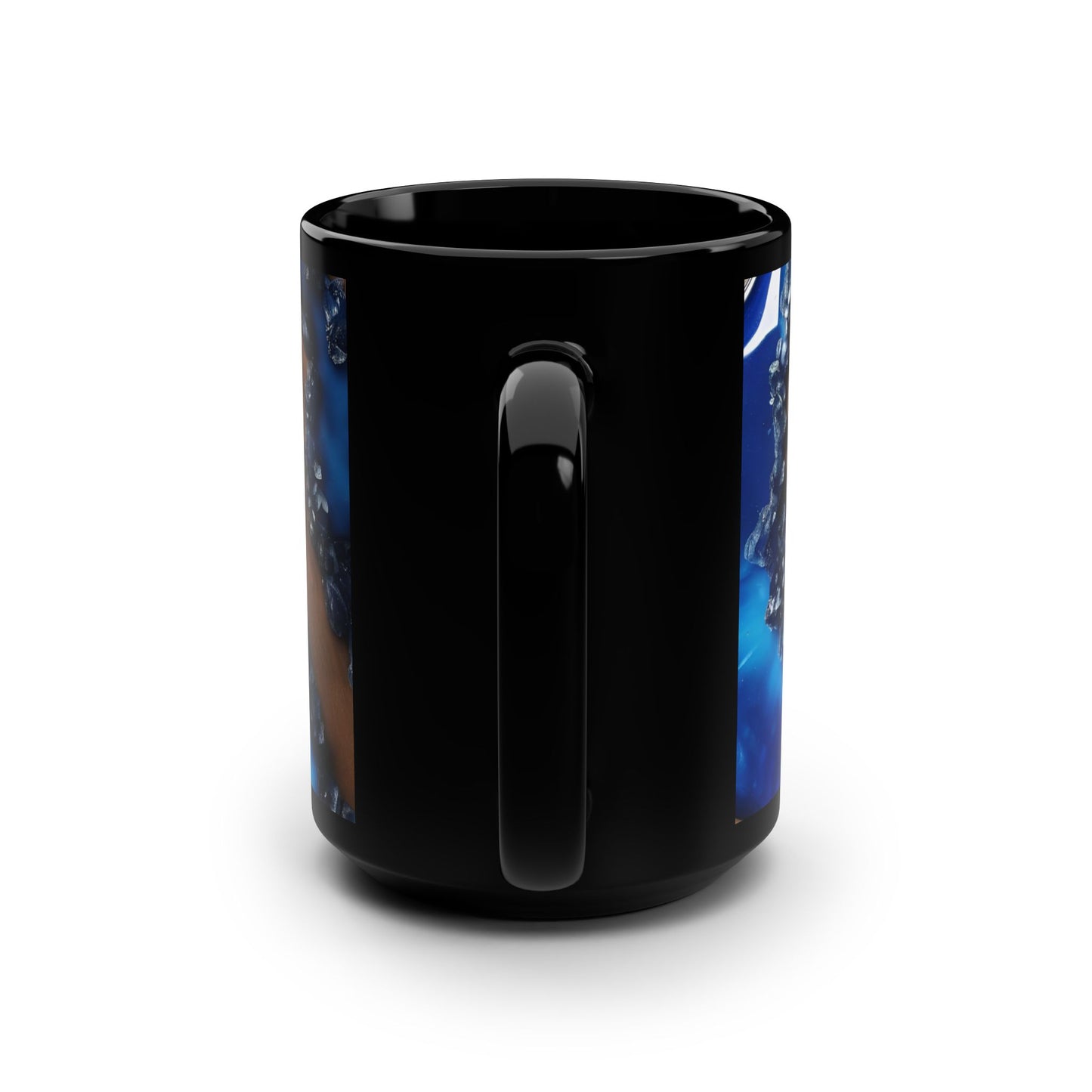 Ceramic Coffee Mug Wood-Inspired Image Nature Lover Ceramic Teacup Wood Lover Gift Colorful Unique Wave-look 15oz Ceramic Mug