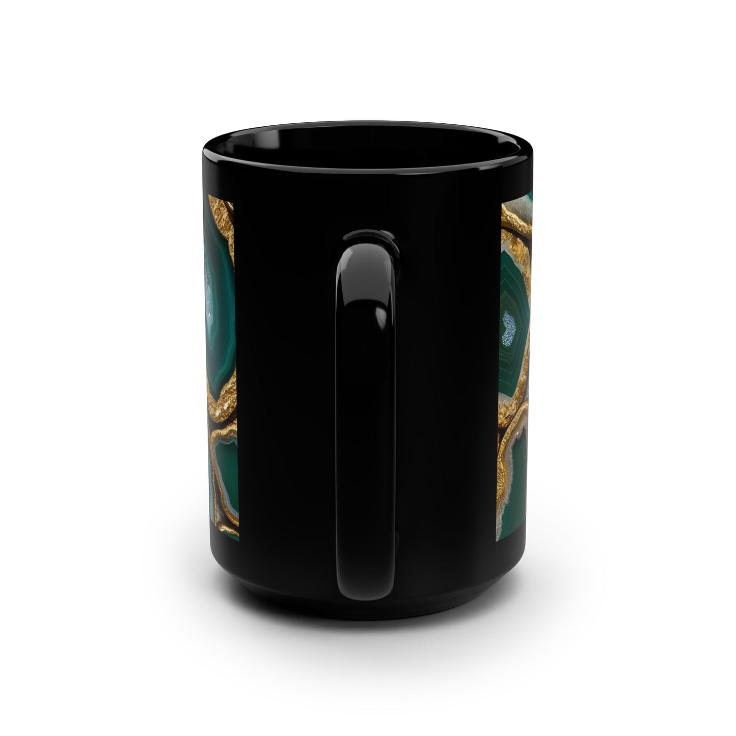 Ceramic Coffee Mug Quartz-Inspired Image Agate Nature Rock Lover Ceramic Tea Cup Gemstone Lover Geode Agate Look Ceramic Mug