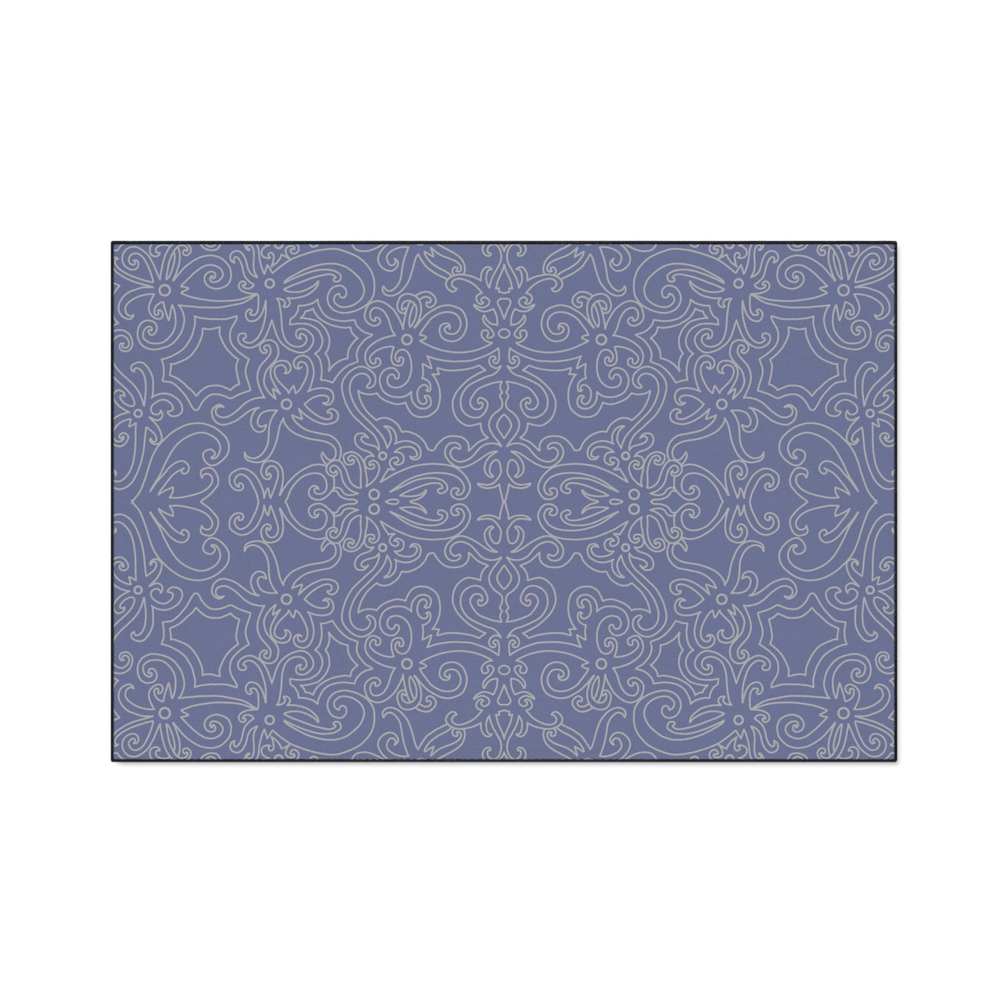 Decorative Heavy Duty Non-Slip Floor Mat Stylish Design Perfect for Entryway Kitchen Décor Grey Floral Design Rug Bathroom Mat