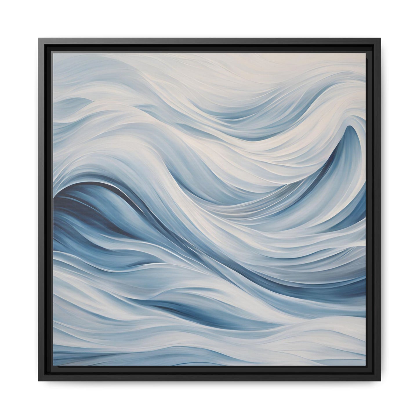 Modern Abstract Wave Design Unique Framed Print Canvas Wall Art Ocean Beach Gift Nature Lover Gift Underwater Sea Lover Gift 3 frame colors