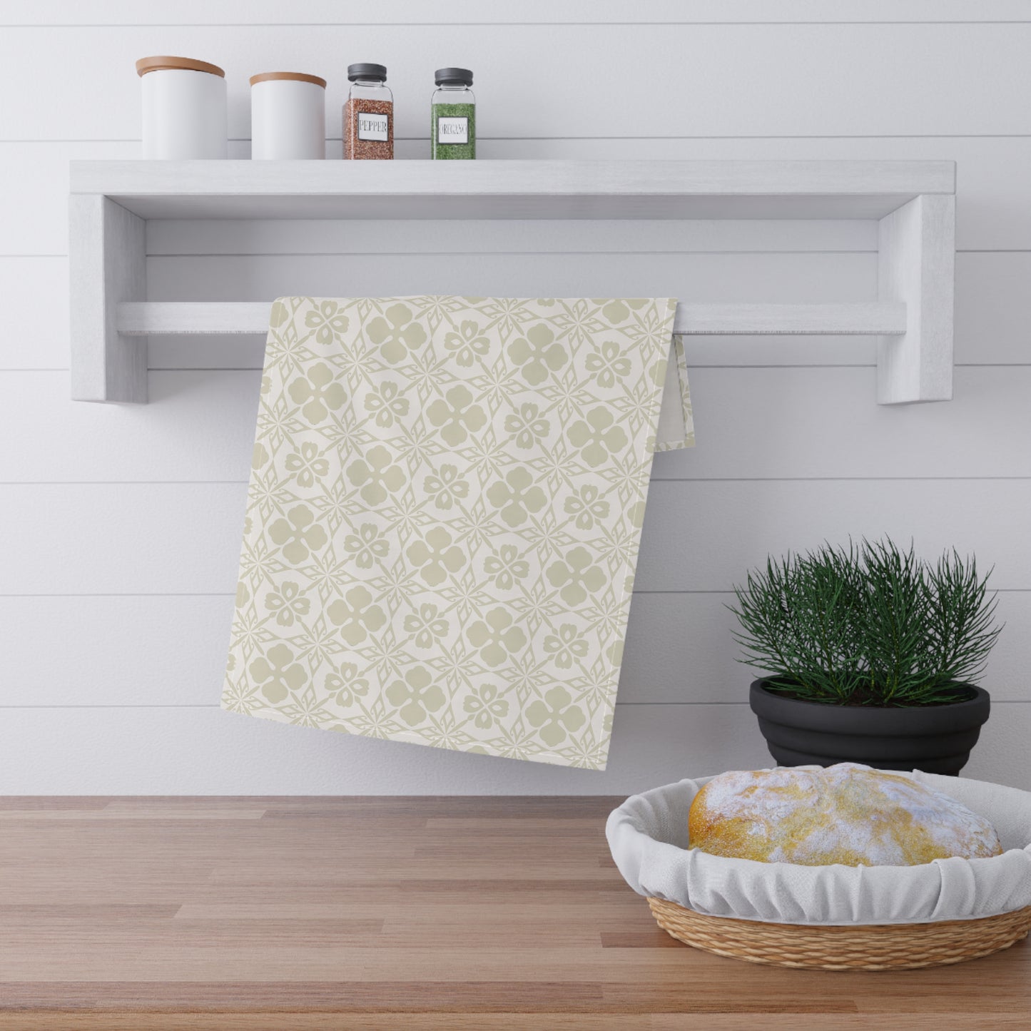 Kitchen Tea Towel Pastel Dish Towel Durable Hand Towel Gift for Her Whimsical Home Decor Decorative Kitchen Cotton Twill