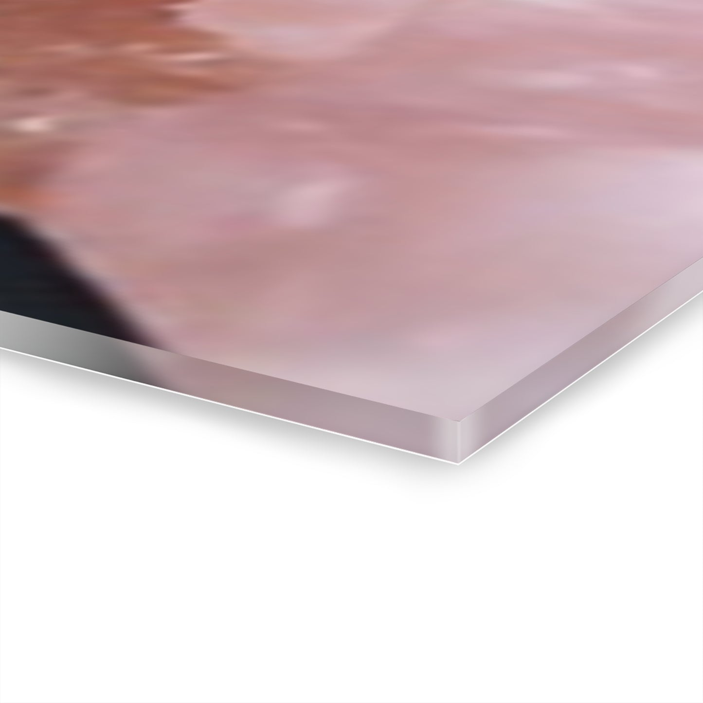 Stunning Pink Quartz Geode Design Triptych Acrylic Print Wall Art Nature Lover Gift Geology Rock Lover Gift Agate Design