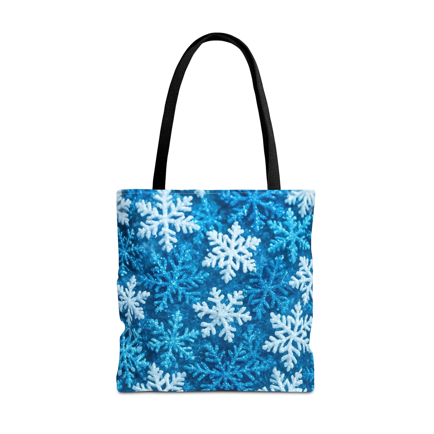 Snowflake Christmas Tote Bag Holiday Cheer Gift Glam Winter Accessory Reusable Winter Tree Shopping Bag Xmas Joy Gift Unisex Bag for Him Her