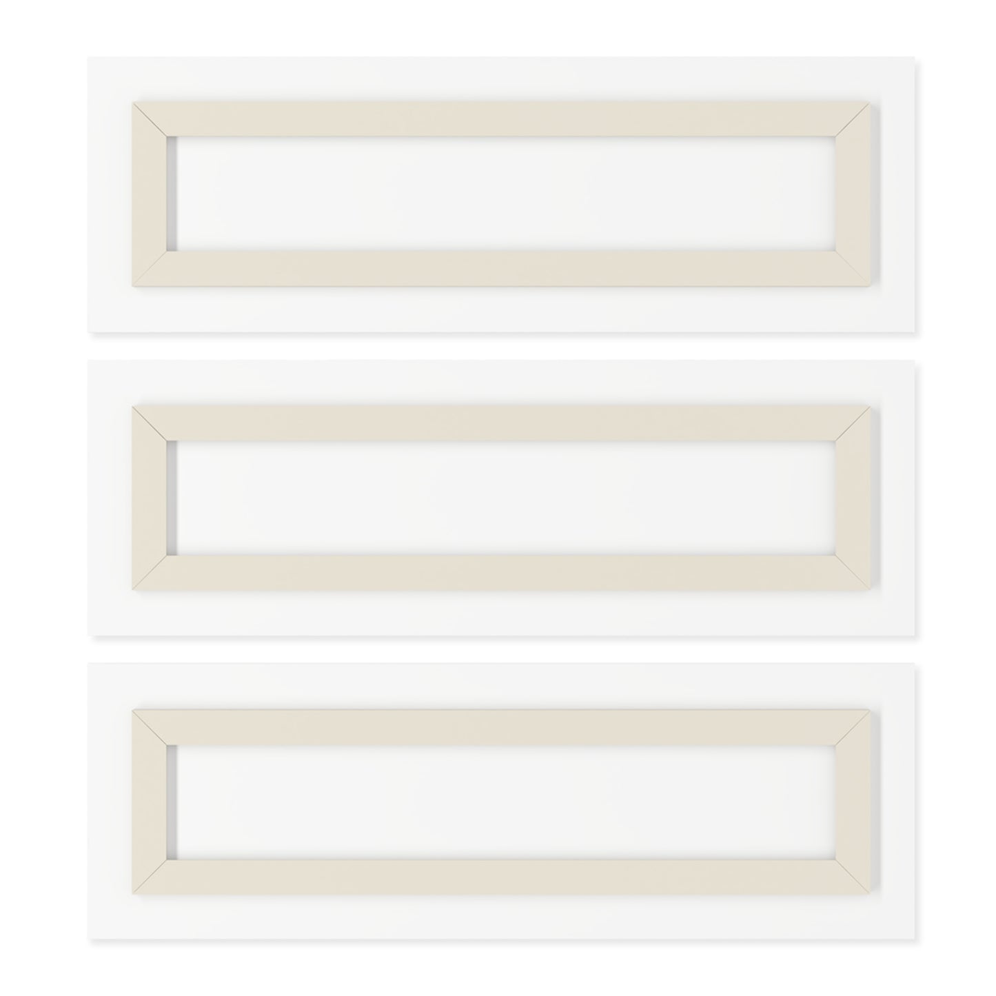 Water Ripple Modern Design Triptych 3-Panel Acrylic Print Wall Art Unique Water Themed Beachy Interior Acrylic Decor