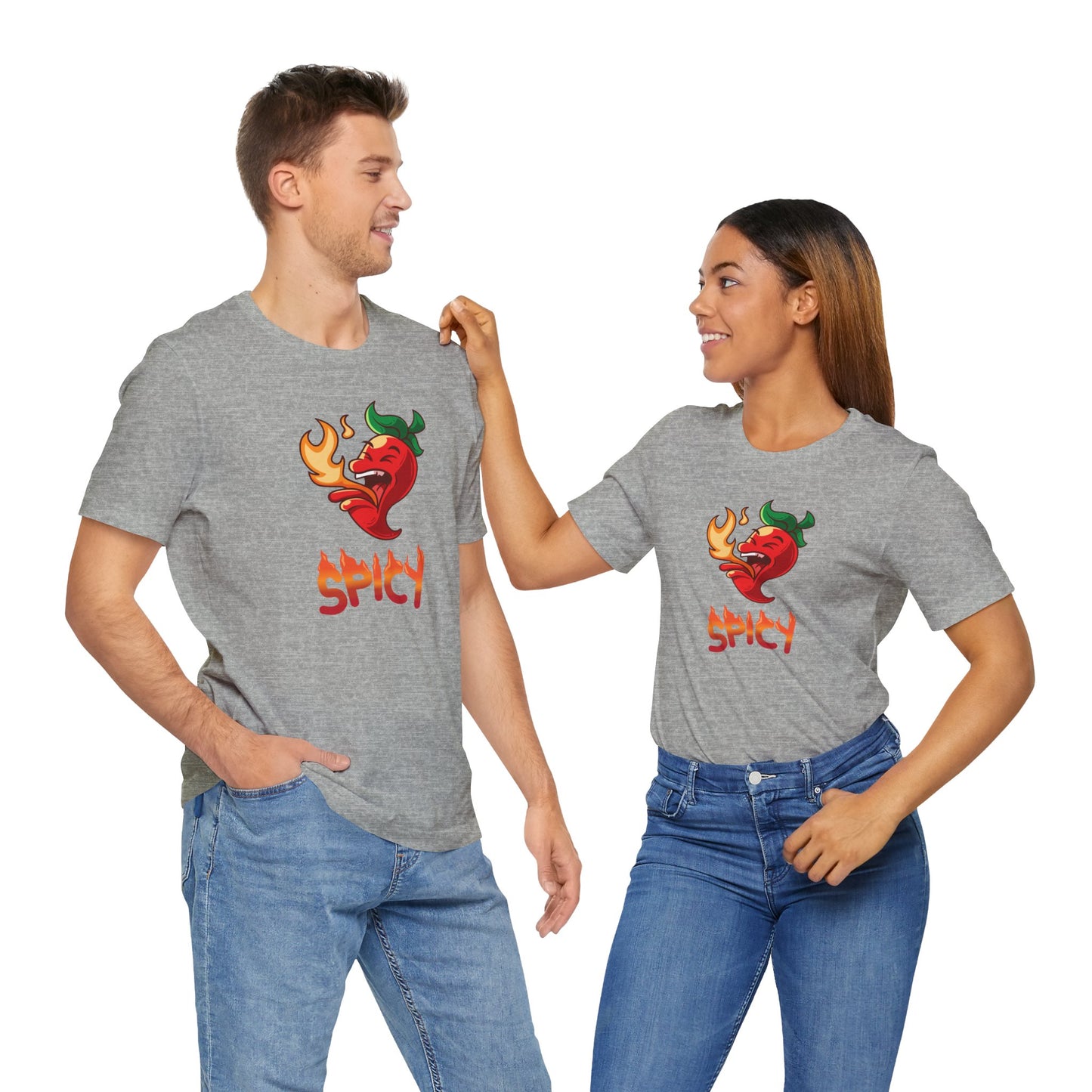 Spicy Pepper T-Shirt | Unique Unisex Funny Foodie Shirt | Spicy Food Lover Veggie Gift |