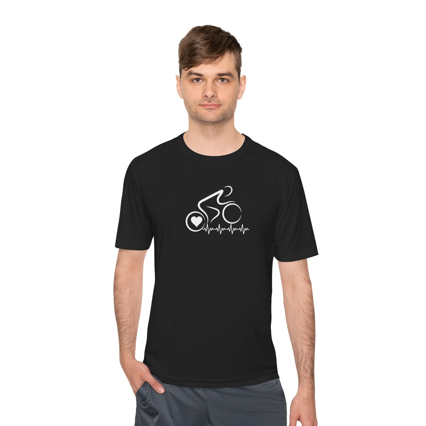 Bicycle Cycling Biking Shirt Unique Modern Bike Shirt Cycling Gift Cyclist Unisex Sport-Tek Moisture Wicking Athletic Tee