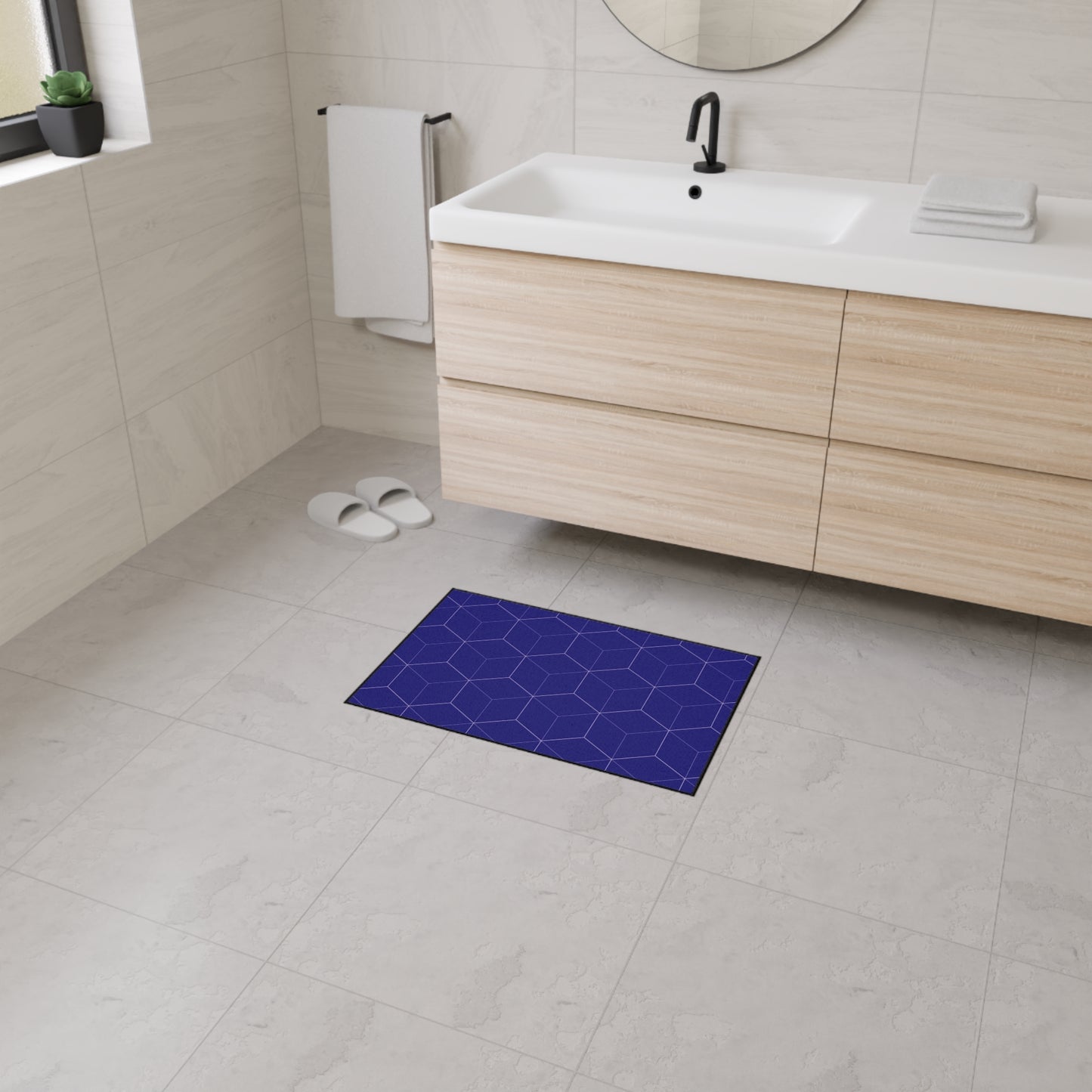 Decorative Heavy Duty Non-Slip Floor Mat Stylish Design Perfect for Entryway Kitchen Décor Marble Agate Design Rug Bathroom Mat