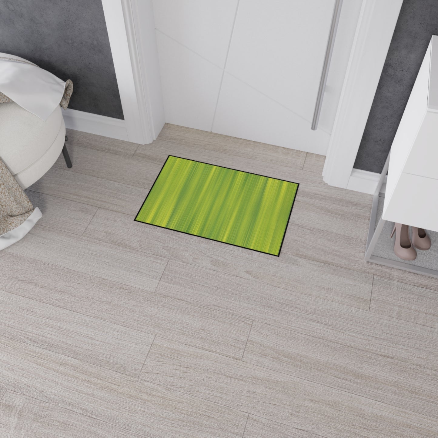 Decorative Heavy Duty Non-Slip Floor Mat Stylish Design Perfect for Entryway Kitchen Décor Garage Rug Coffee Bar Bathroom Floor Door Mat