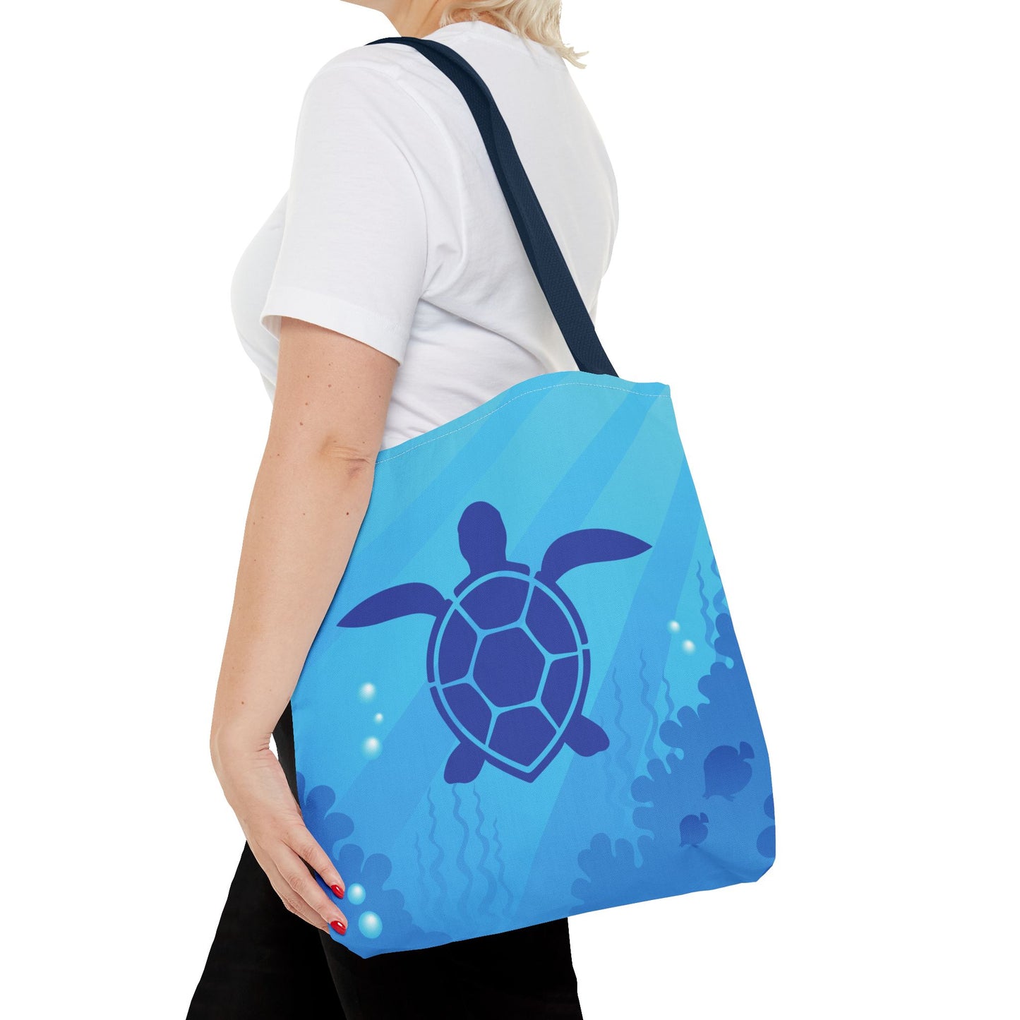 Sea Turtle Tote Bag | Carryall | Grocery Bag | Shopping Bag | Oceanic | Aquatic | Underwater |