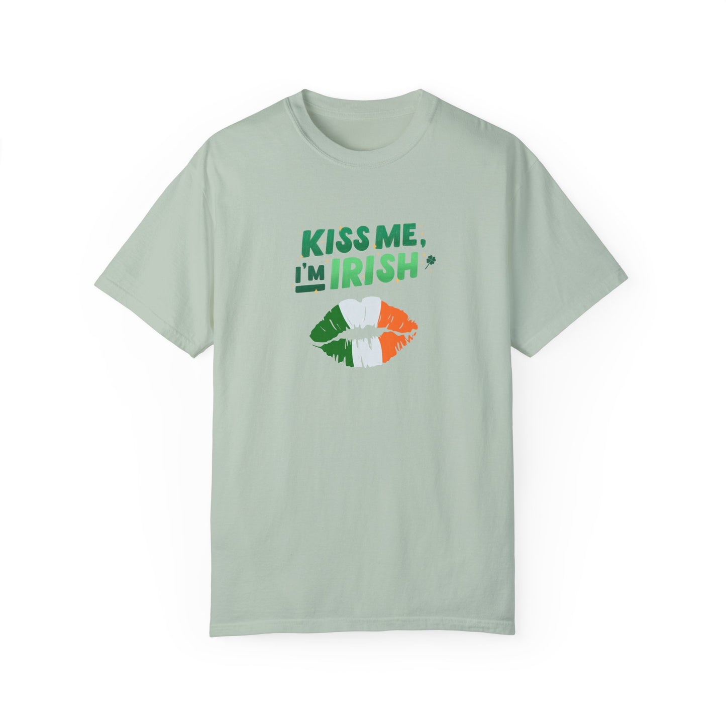 St. Patrick's Day T-Shirt Unisex Comfort Colors Relaxed Fit Garment-Dyed Tee 4 Leaf Clover Shirt Irish Themed Gift