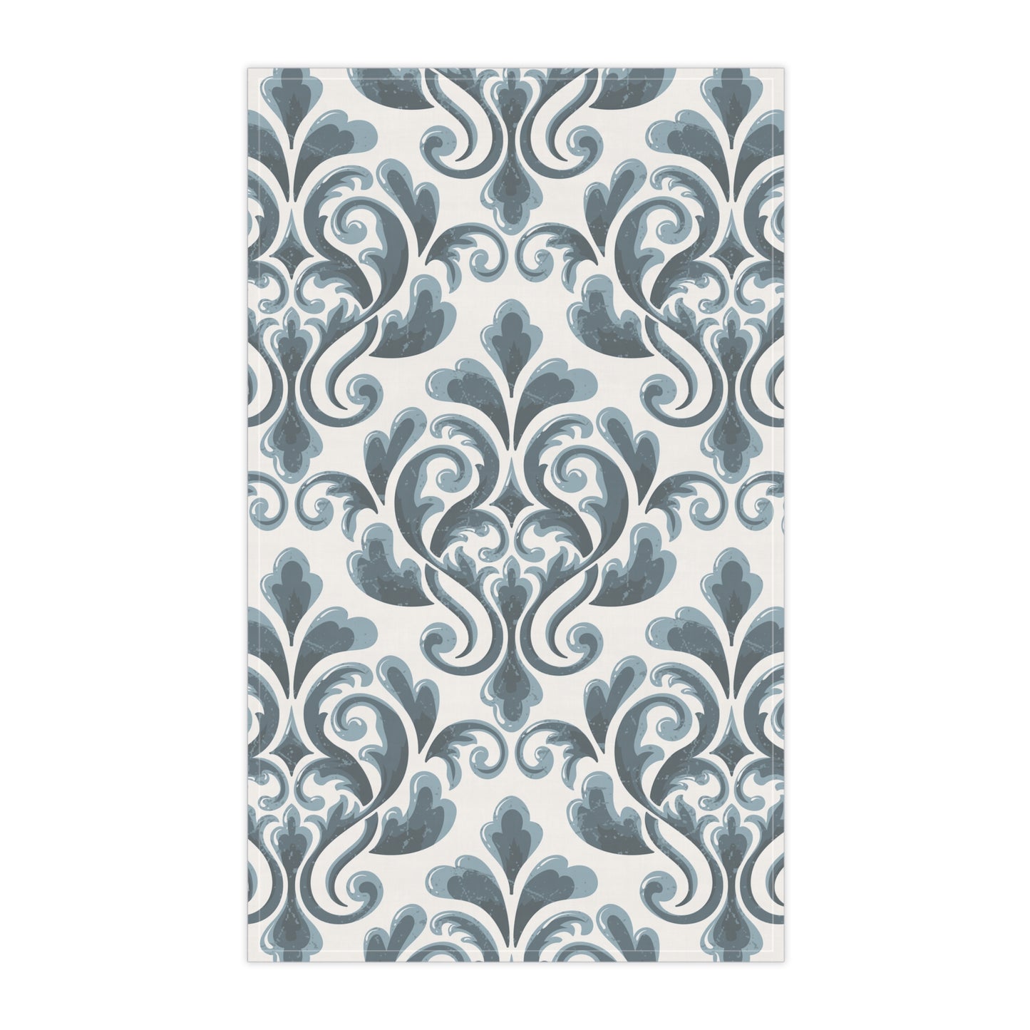 Damask Kitchen Tea Towel Pastel Dish Towel Durable Hand Towel Gift for Flower Lover Whimsical Home Decor Decorative Kitchen Cotton Twill