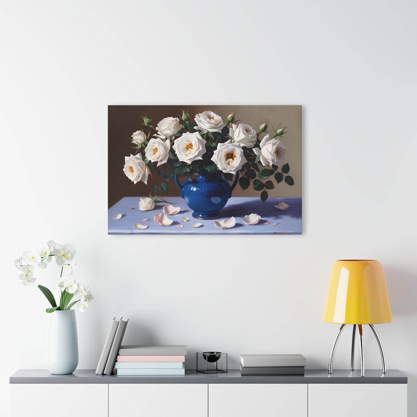 Large Floral Design Acrylic Print with French Cleat Nature Lover Wall Art Flower Lover Gift Poppy Flower Artwork Modern Garden Home Decor