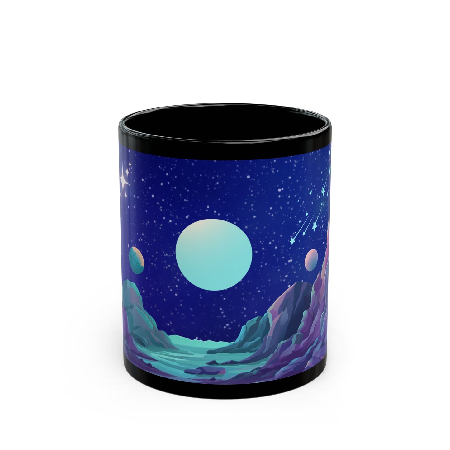 Outer Space Galaxy Mug Anime Themed Gift Mug Sci-Fi Lover Gift