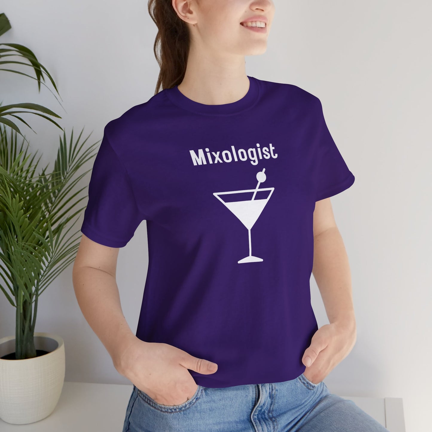 Mixologist Martini Glass T-Shirt | Unique Unisex Funny Alcohol Shirt | Gift for Bartender | Happy Hour Shirt |