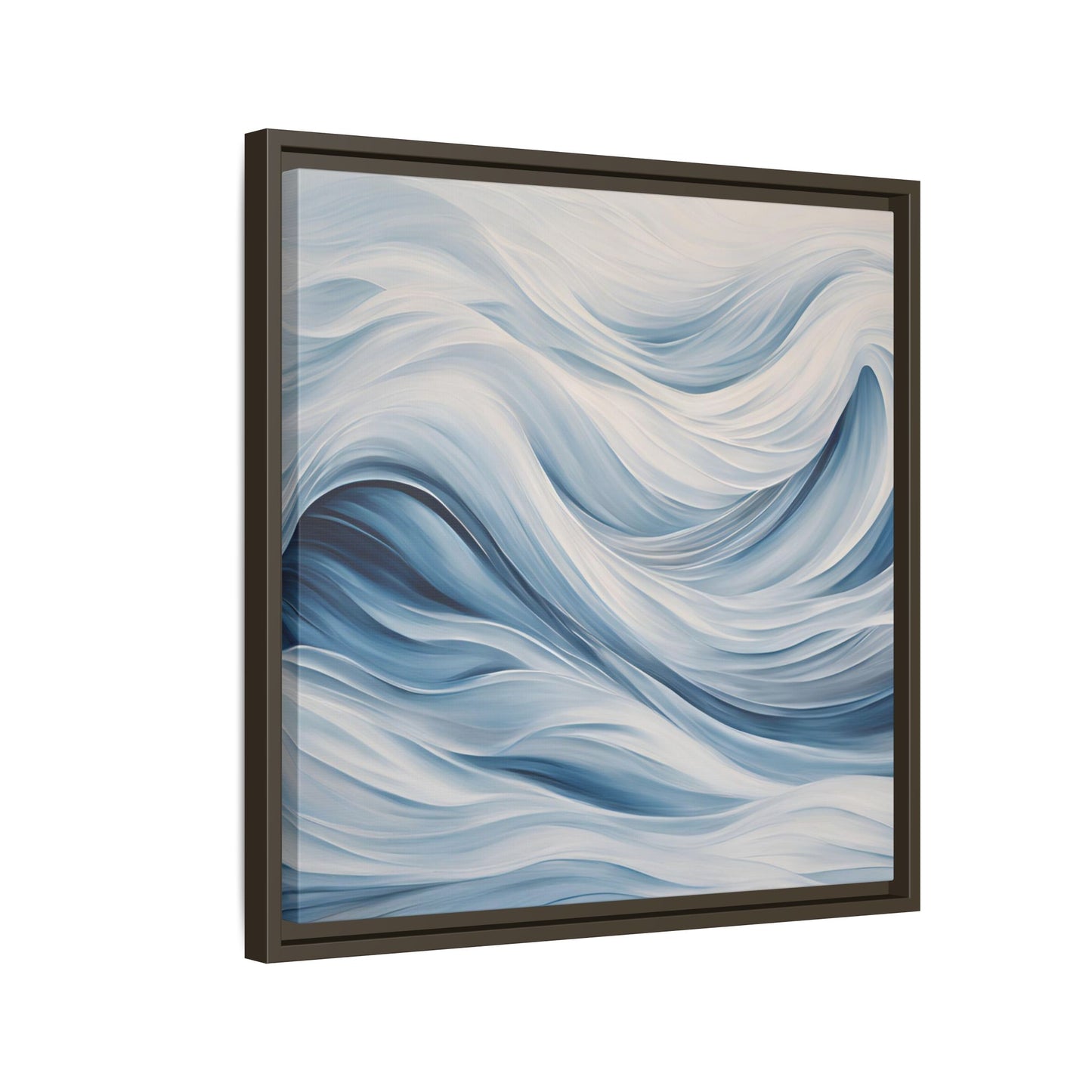 Modern Abstract Wave Design Unique Framed Print Canvas Wall Art Ocean Beach Gift Nature Lover Gift Underwater Sea Lover Gift 3 frame colors
