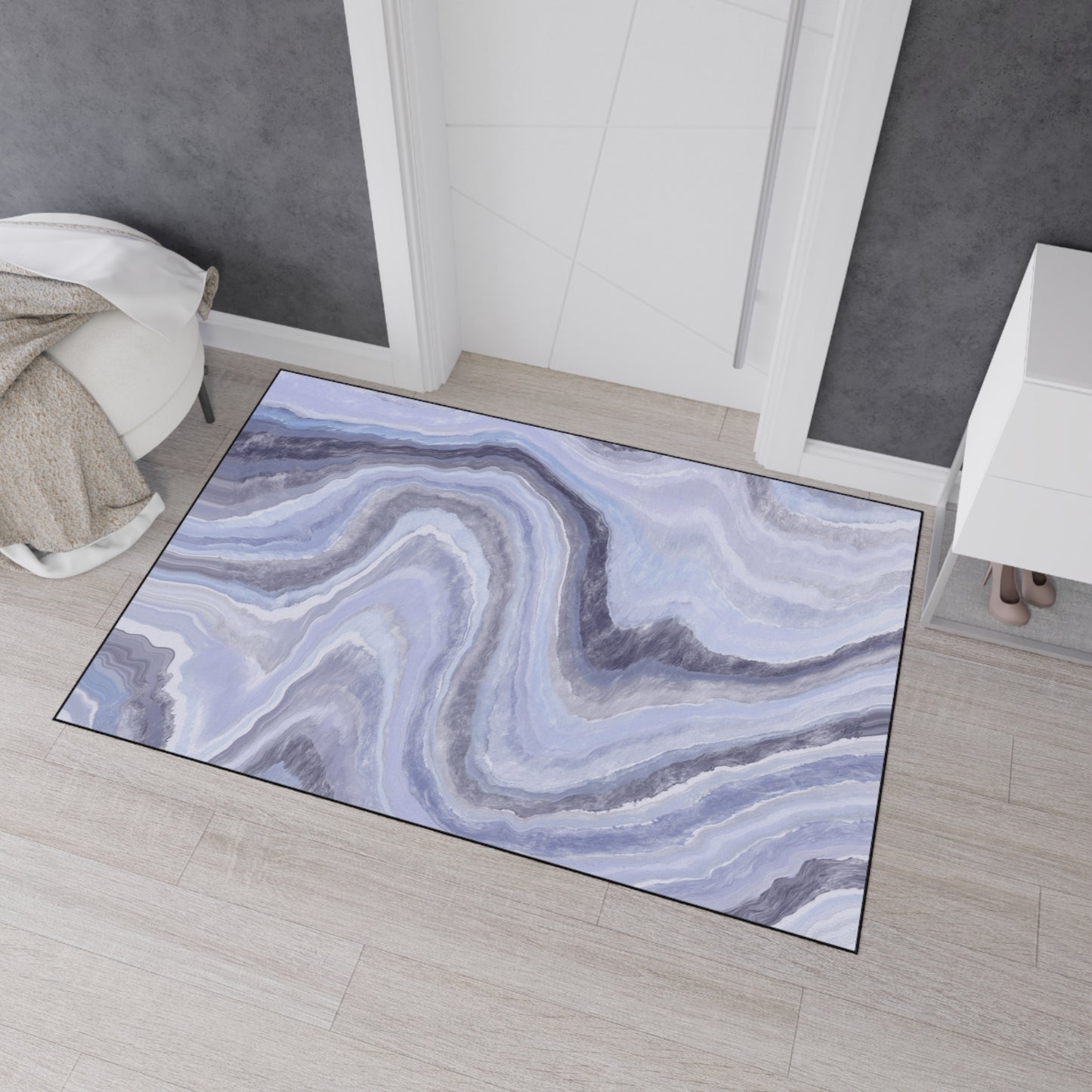 Decorative Heavy Duty Non-Slip Floor Mat Stylish Design Perfect for Entryway Kitchen Décor Garage Rug Coffee Bar Bathroom Floor Door Mat