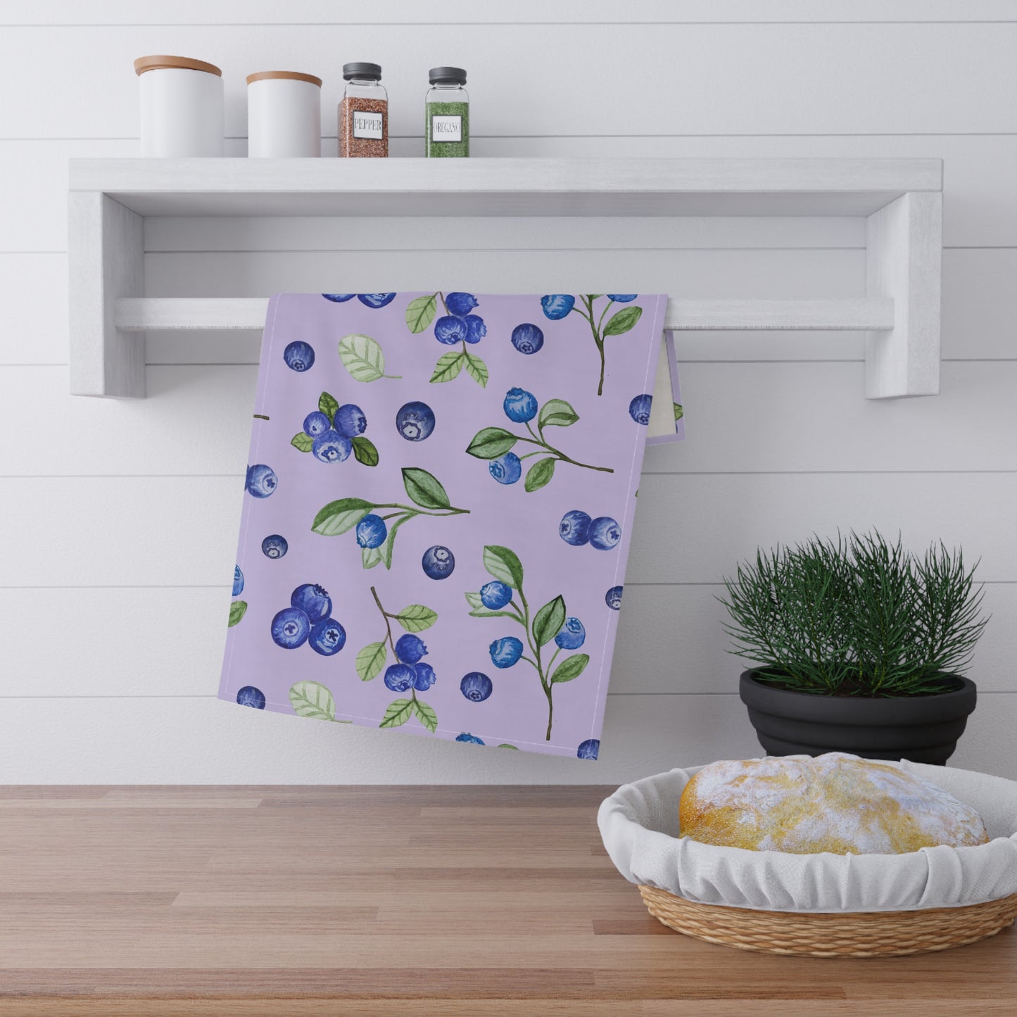 Kitchen Tea Towel Pastel Dish Towel Durable Hand Towel Gift for Her Whimsical Home Decor Decorative Kitchen Cotton Twill