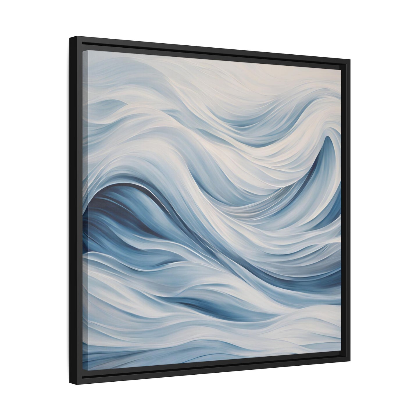 Modern Abstract Wave Design Unique Framed Print Canvas Wall Art Ocean Beach Gift Nature Lover Gift Underwater Sea Lover Gift 3 frame colors