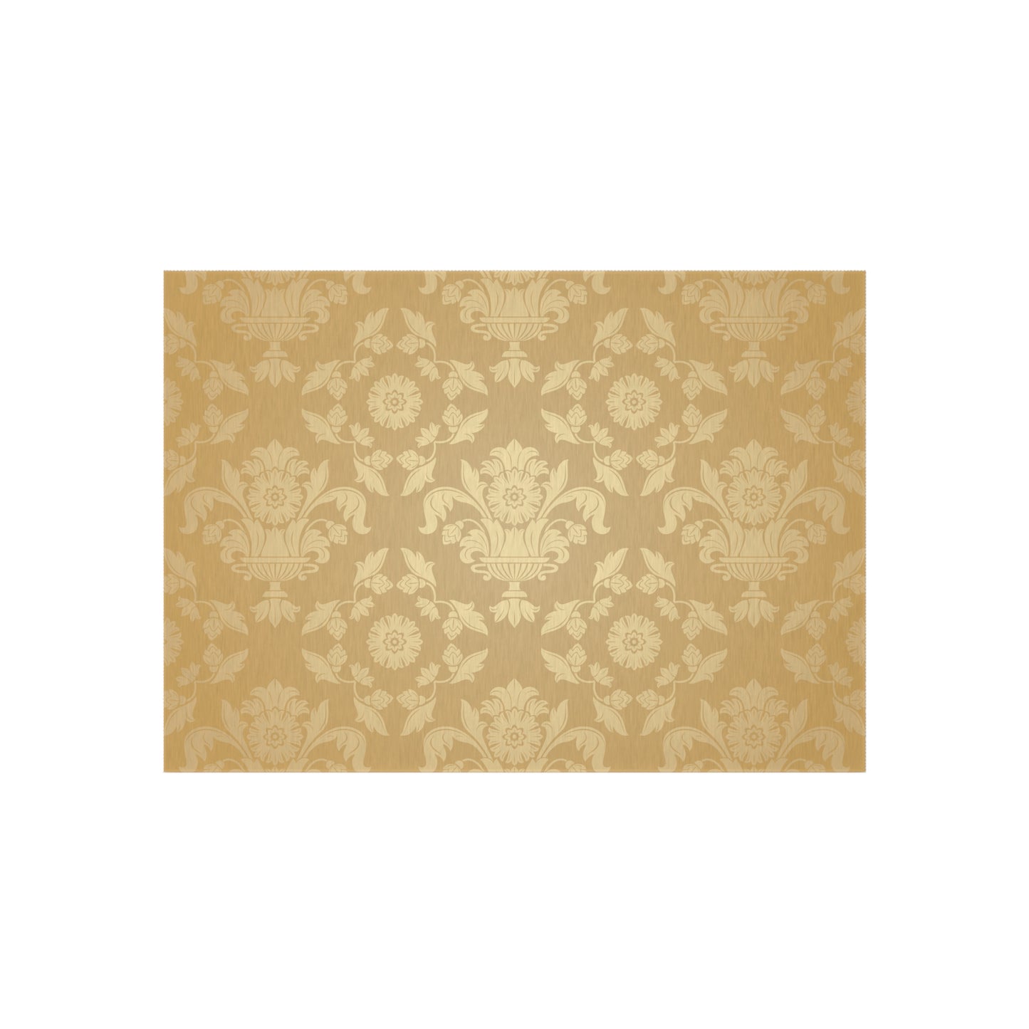 Chenille Outdoor Rug with No-Skid Backing Cozy Outdoor Carpet Patio Decor Gazebo Rug Pool Area Decor Outdoor Damask Pattern Kitchen Carpet