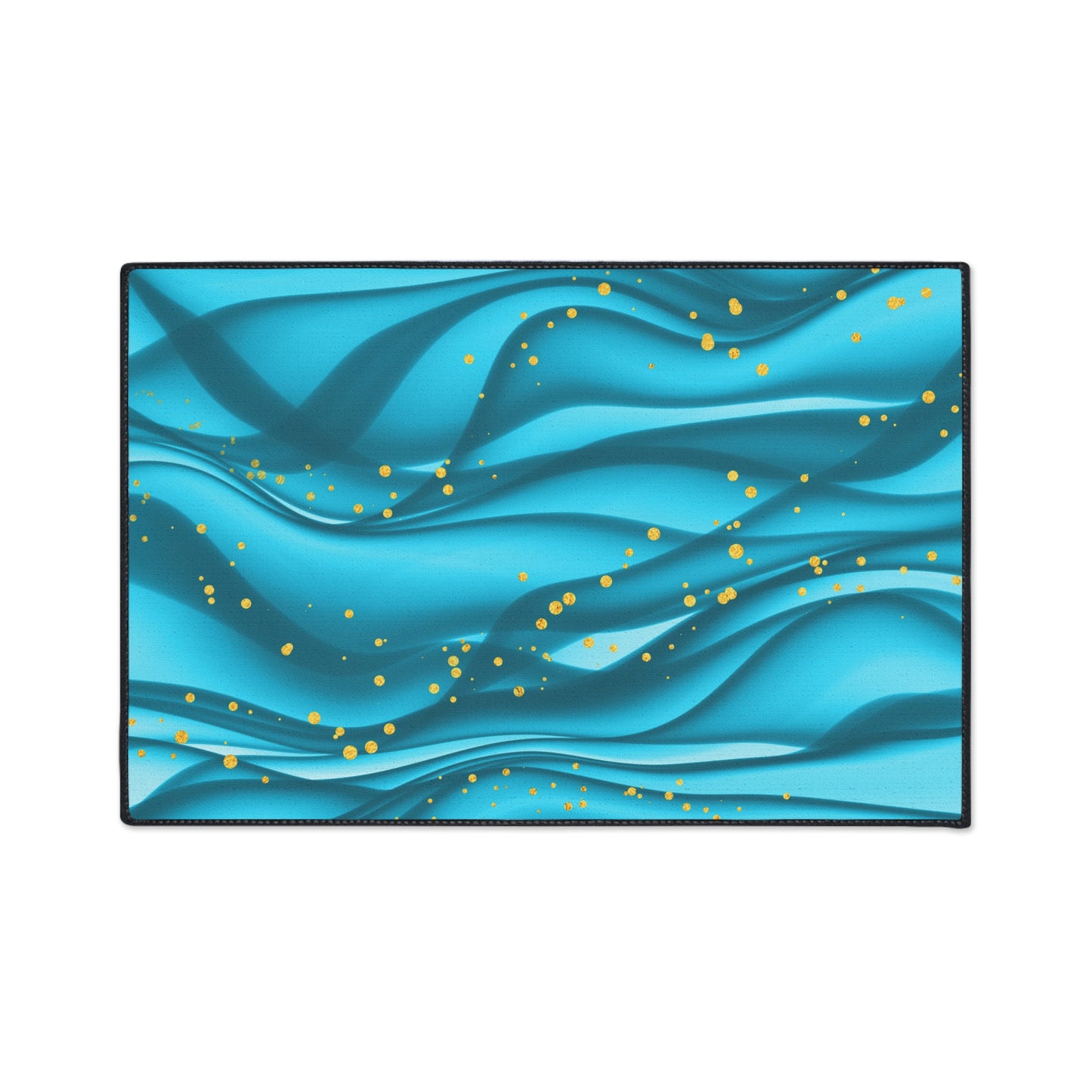 Decorative Heavy Duty Non-Slip Floor Mat Stylish Design Perfect for Entryway Kitchen Décor Beachy Wave Design Rug Tropical Bathroom Floor