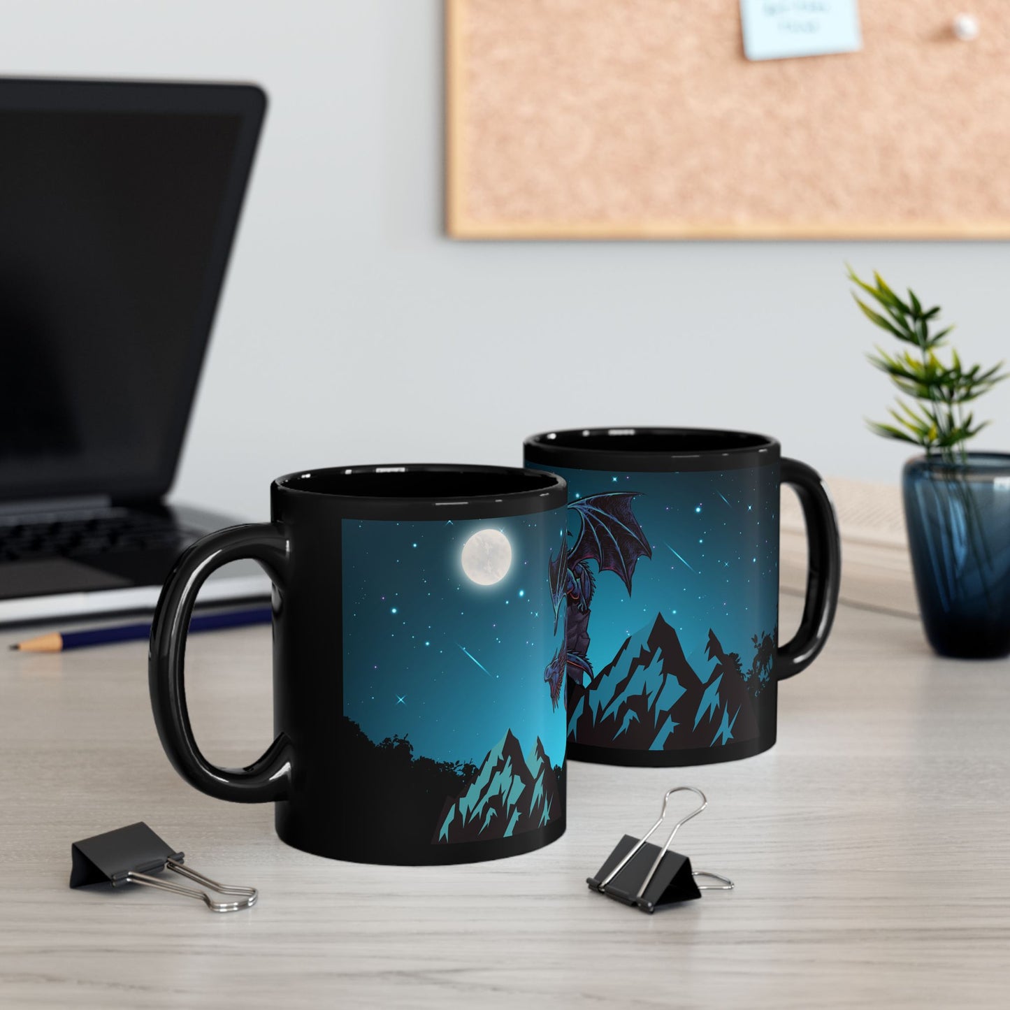 Roaring Dragon Coffee Mug Anime Sci-Fi Gift Mug