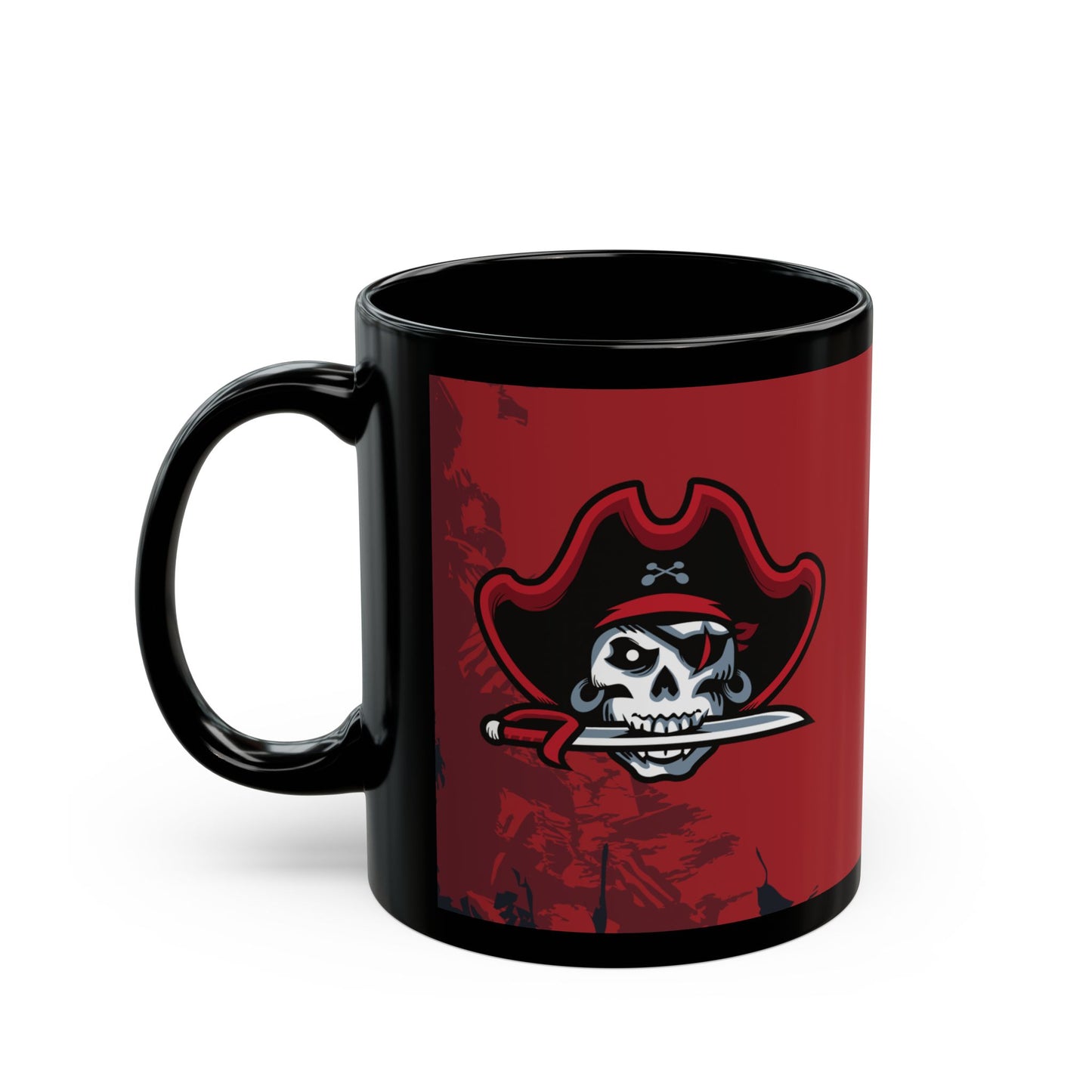 Pirate Skull and Sword Coffee Mug Sailors Gift Salt Life Jolly Roger Gift