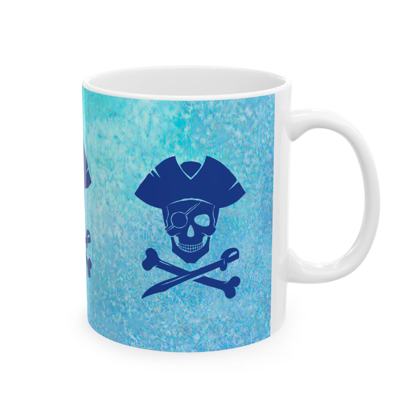 Jolly Roger Pirate Mug Oceanic Gift Mug Salt Life Gift