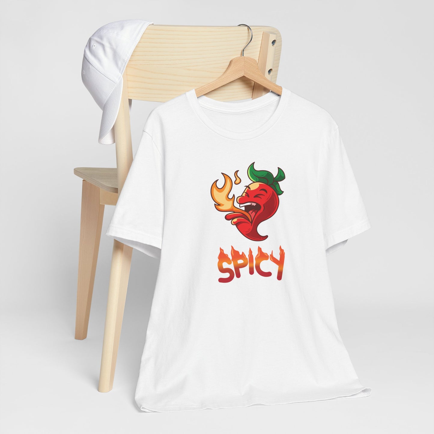 Spicy Pepper T-Shirt | Unique Unisex Funny Foodie Shirt | Spicy Food Lover Veggie Gift |