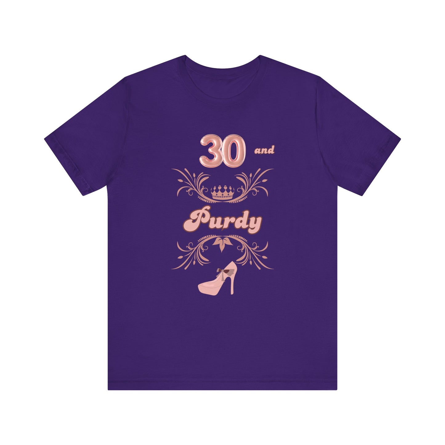 30th Birthday Shirt High Heel Birthday T-Shirt Mom Daughter Sister Happy Birthday Tee