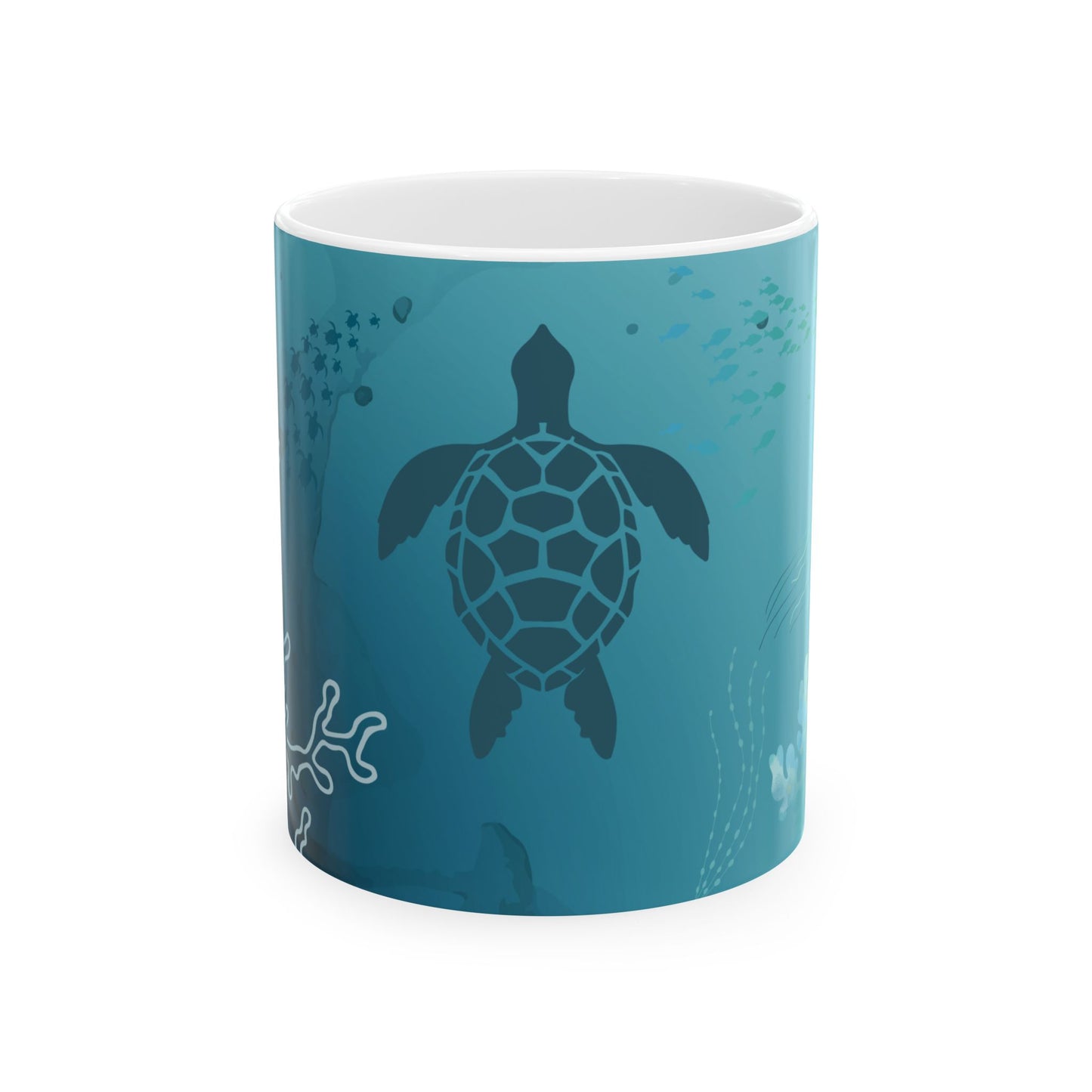 Sea Turtle Mug Salt Life Gift Turtle Lover Oceanic Gift Mug