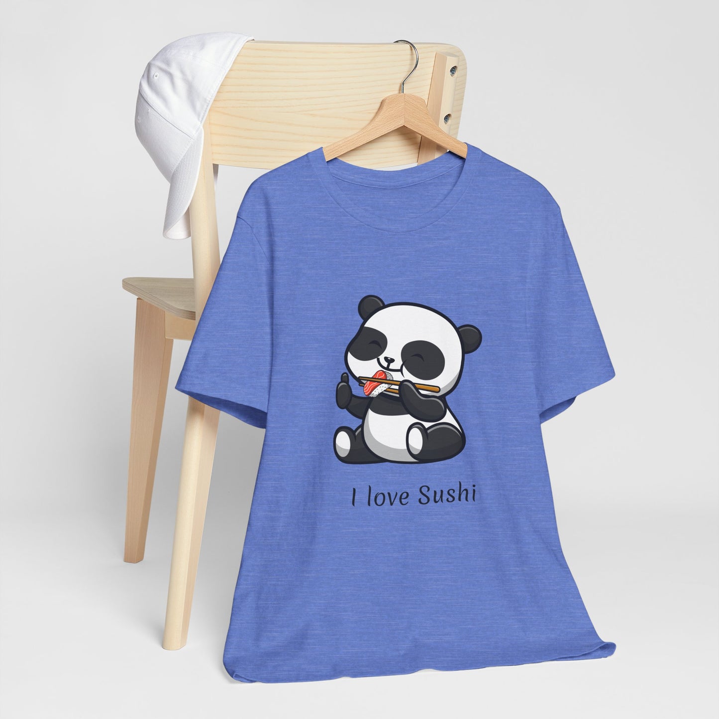 Sushi Lover T-shirt Funny Panda Bear Unisex Foodie Cute Culinary Gift Food Humor Shirt