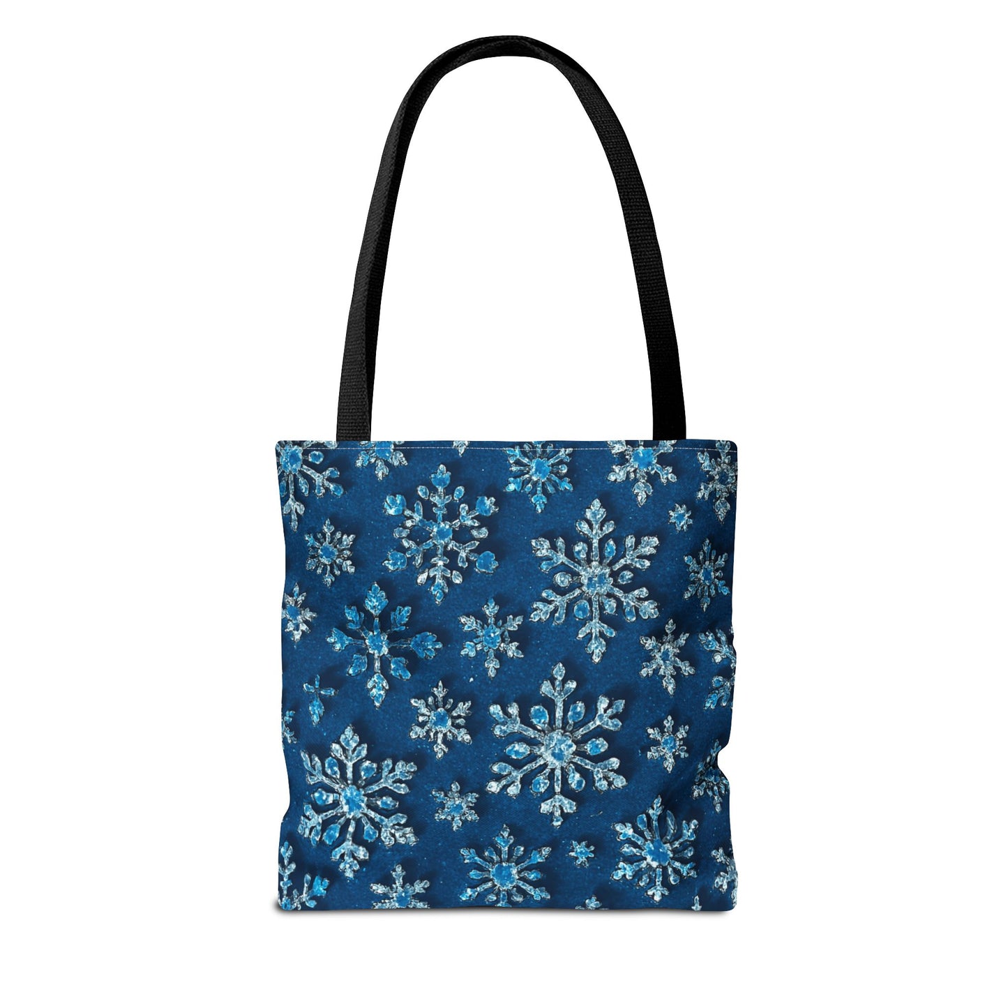 Snowflake Christmas Tote Bag Holiday Cheer Gift Glam Winter Accessory Reusable Winter Tree Shopping Bag Xmas Joy Gift Unisex Bag for Him Her
