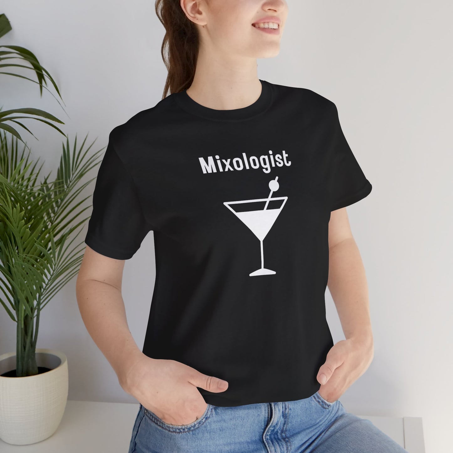 Mixologist Martini Glass T-Shirt | Unique Unisex Funny Alcohol Shirt | Gift for Bartender | Happy Hour Shirt |