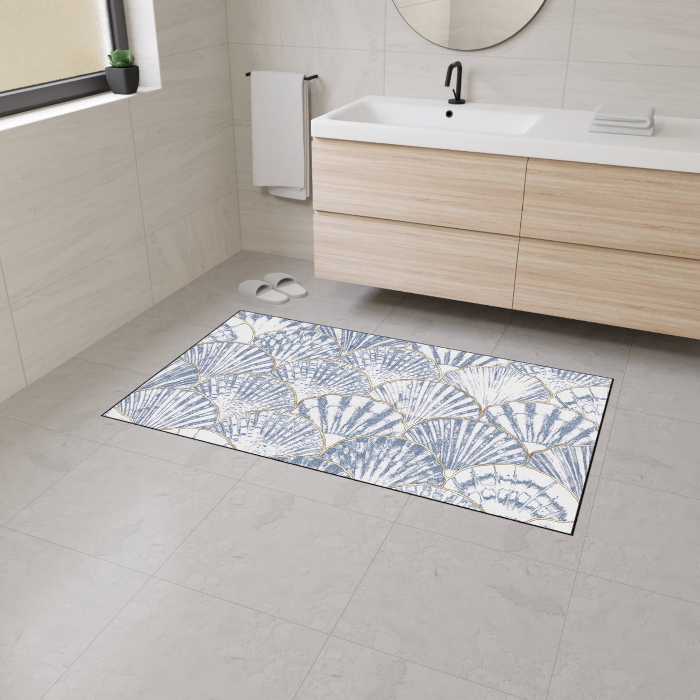 Decorative Heavy Duty Non-Slip Floor Mat Stylish Design Perfect for Entryway Kitchen Décor Garage Rug Coffee Bar Bathroom Floor Door Mat