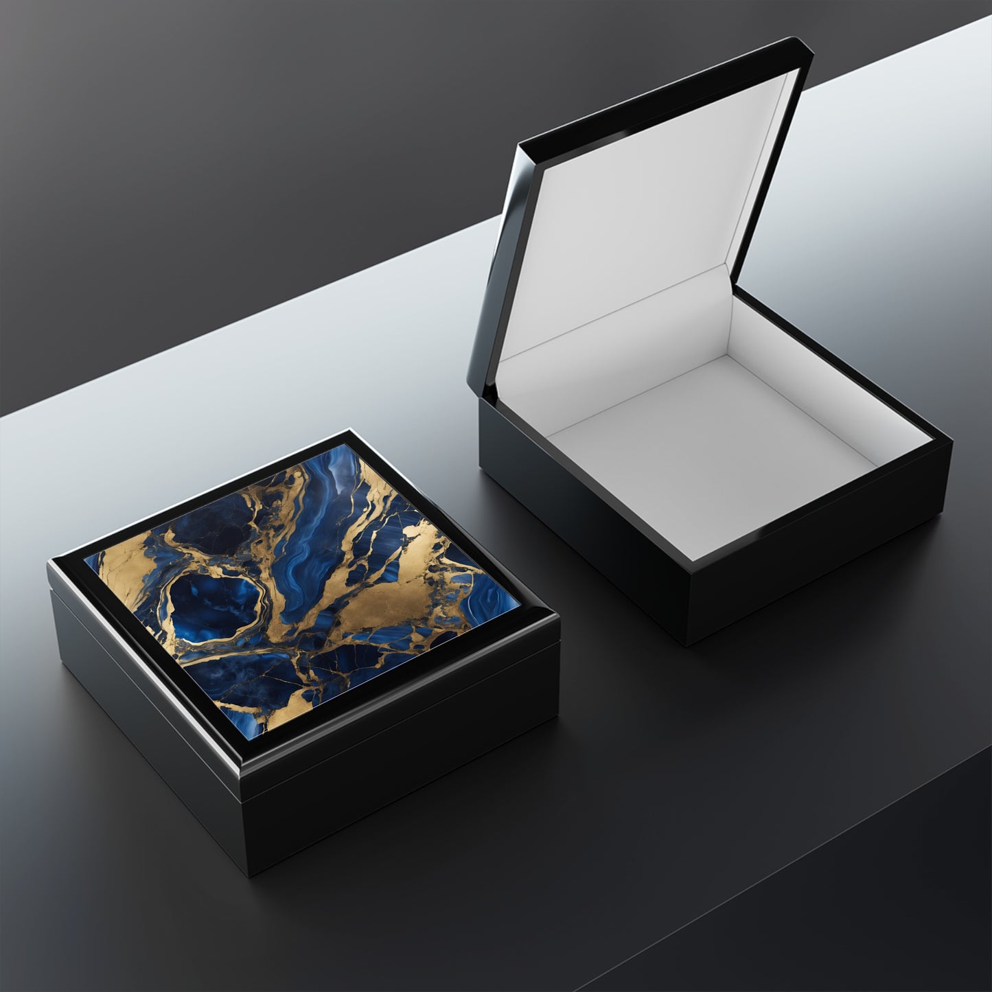Unique Jewelry Box Trinket Box Bedroom Dresser Decor Vanity Gift Box - 3 colors to choose from