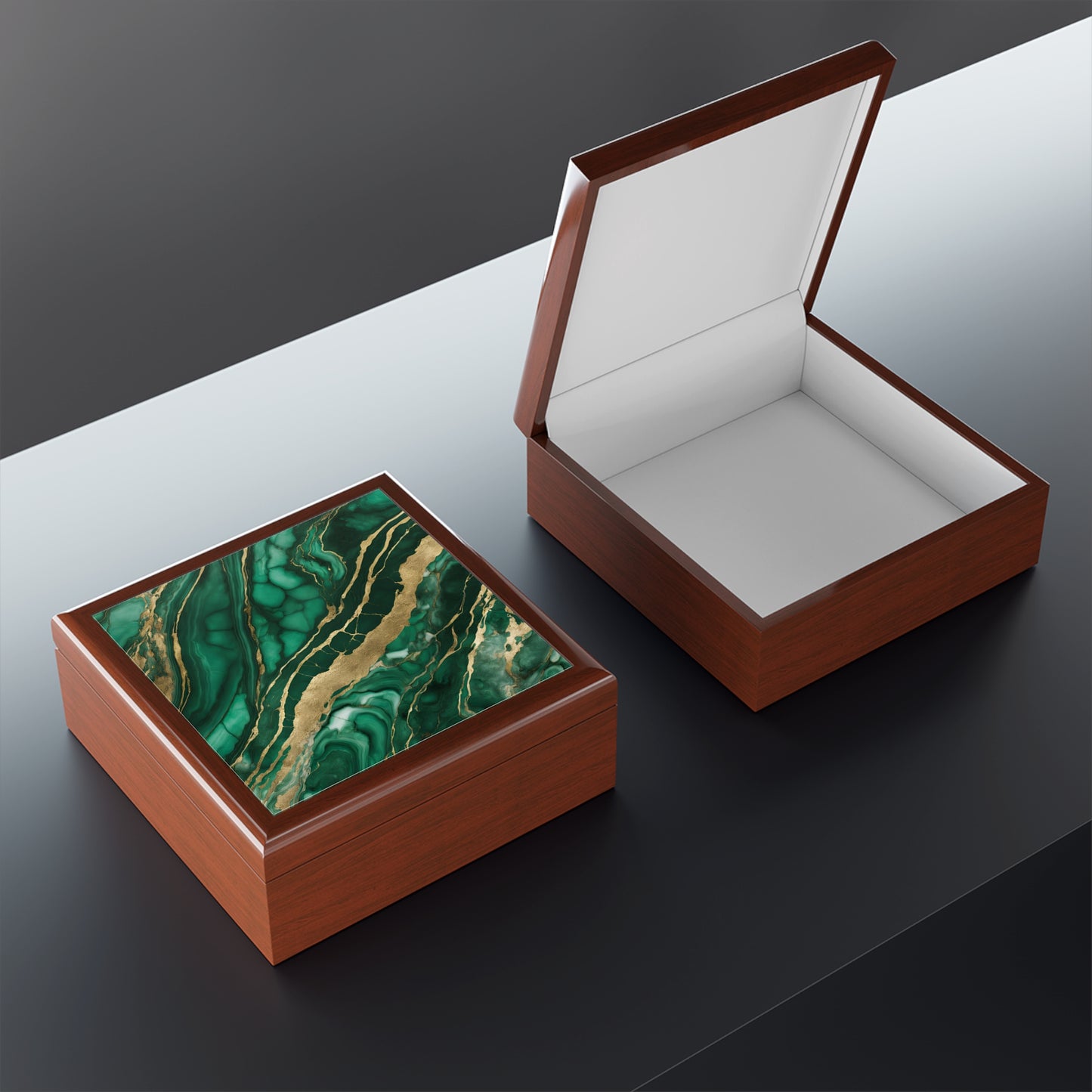 Unique Jewelry Box Trinket Box Bedroom Dresser Decor Vanity Gift Box - 3 colors to choose from