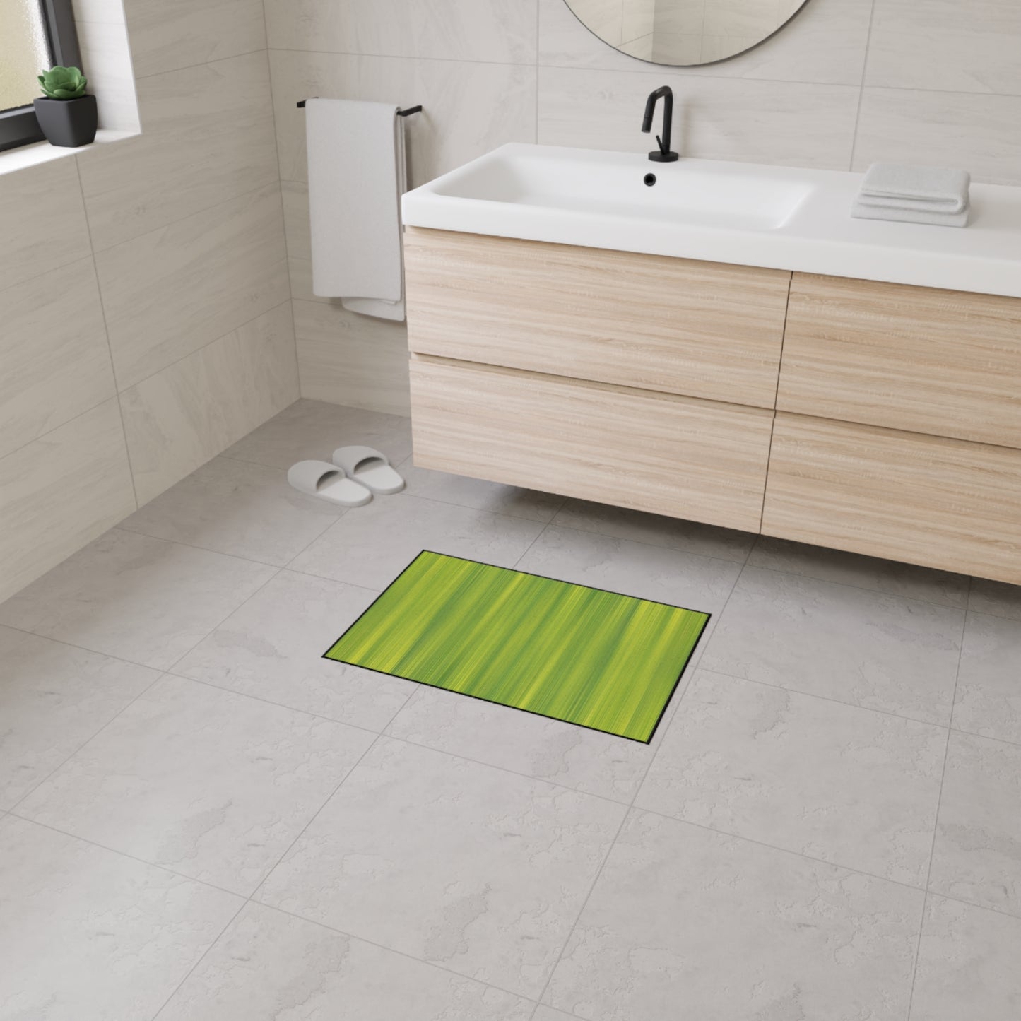 Decorative Heavy Duty Non-Slip Floor Mat Stylish Design Perfect for Entryway Kitchen Décor Garage Rug Coffee Bar Bathroom Floor Door Mat