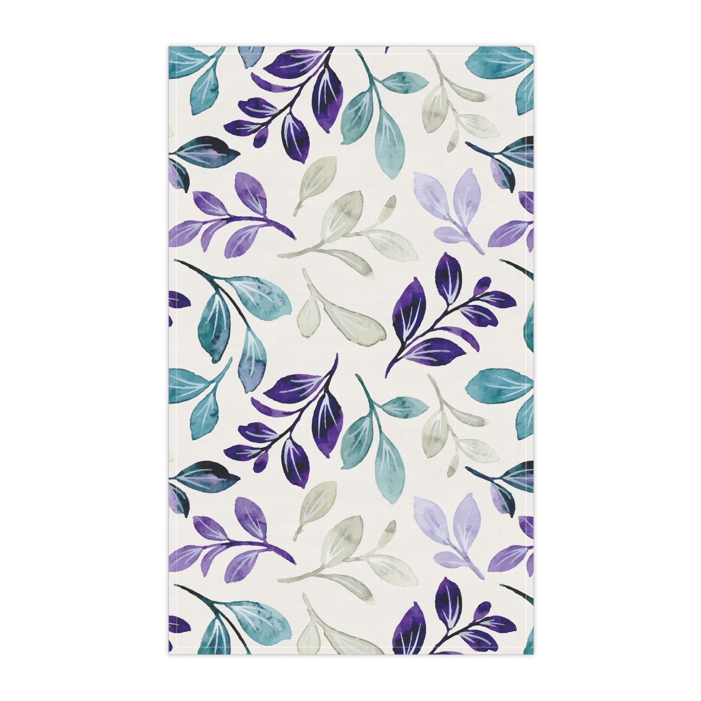 Floral Kitchen Tea Towel Pastel Dish Towel Durable Hand Towel Gift for Flower Lover Whimsical Home Decor Decorative Kitchen Cotton Twill