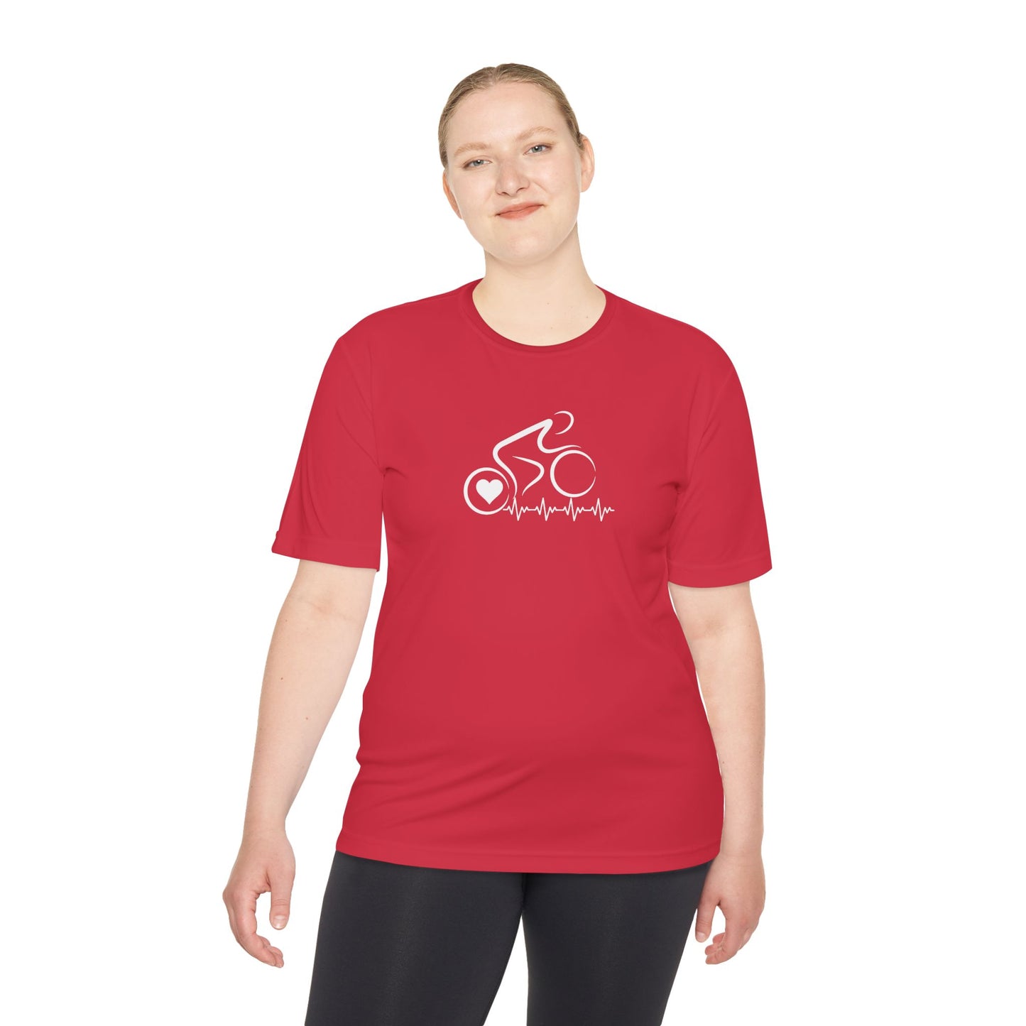 Bicycle Cycling Biking Shirt Unique Modern Bike Shirt Cycling Gift Cyclist Unisex Sport-Tek Moisture Wicking Athletic Tee