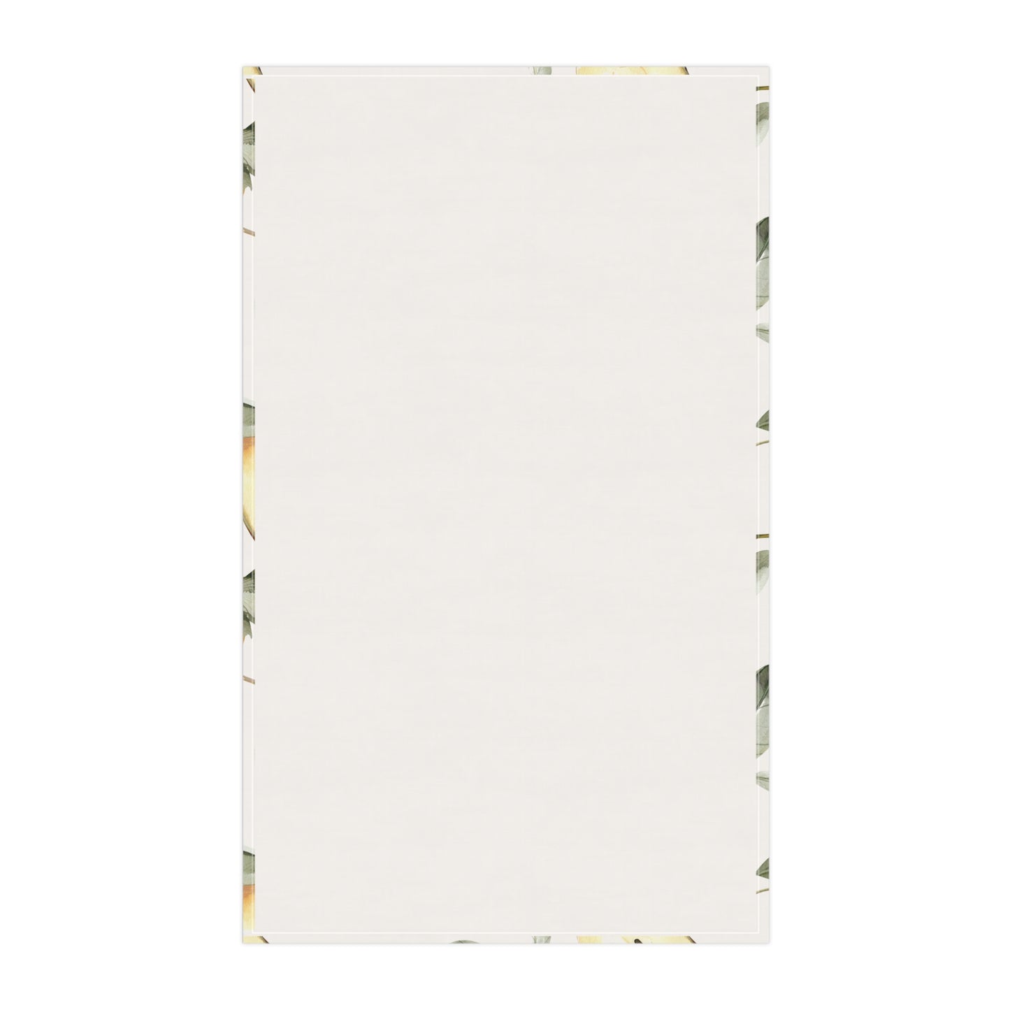 Pears Floral Pastel Kitchen Tea Towel Durable Hand Towel Gift for Flower Lover Whimsical Home Decor Decorative Kitchen Cotton Twill